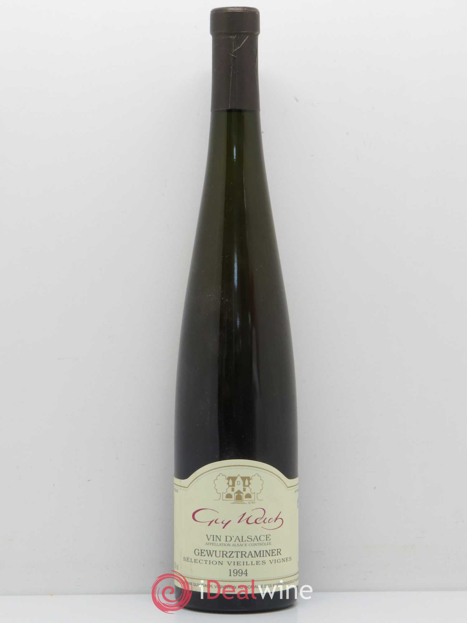 Gewurztraminer Sélection Vieilles Vignes Guy Wach 1994 - Posten von 1 Flasche - 0