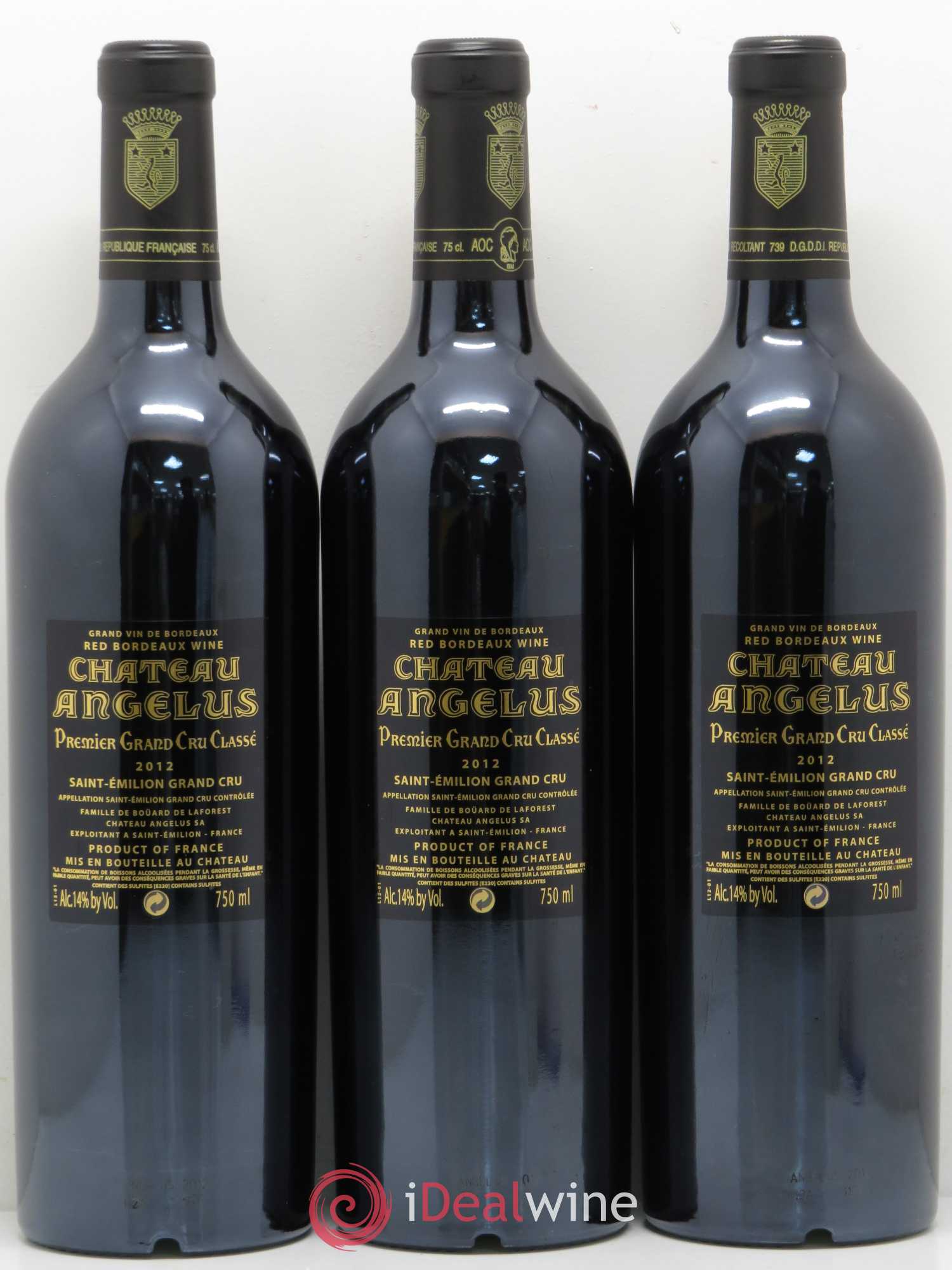 Château Angélus 1er Grand Cru Classé A 2012 - Lot de 6 bouteilles - 4