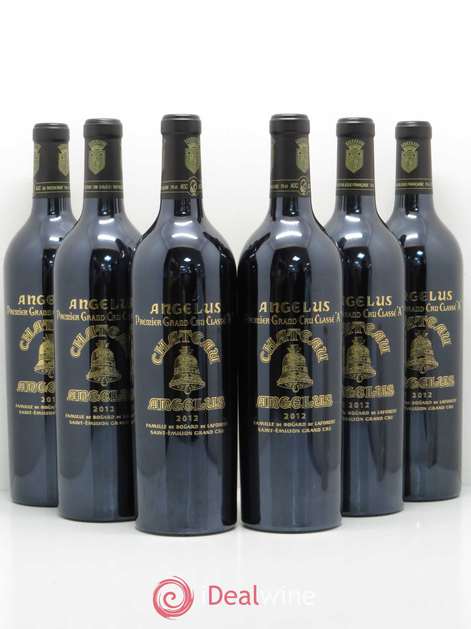 Château Angélus 1er Grand Cru Classé A 2012 - Lot de 6 bouteilles - 0