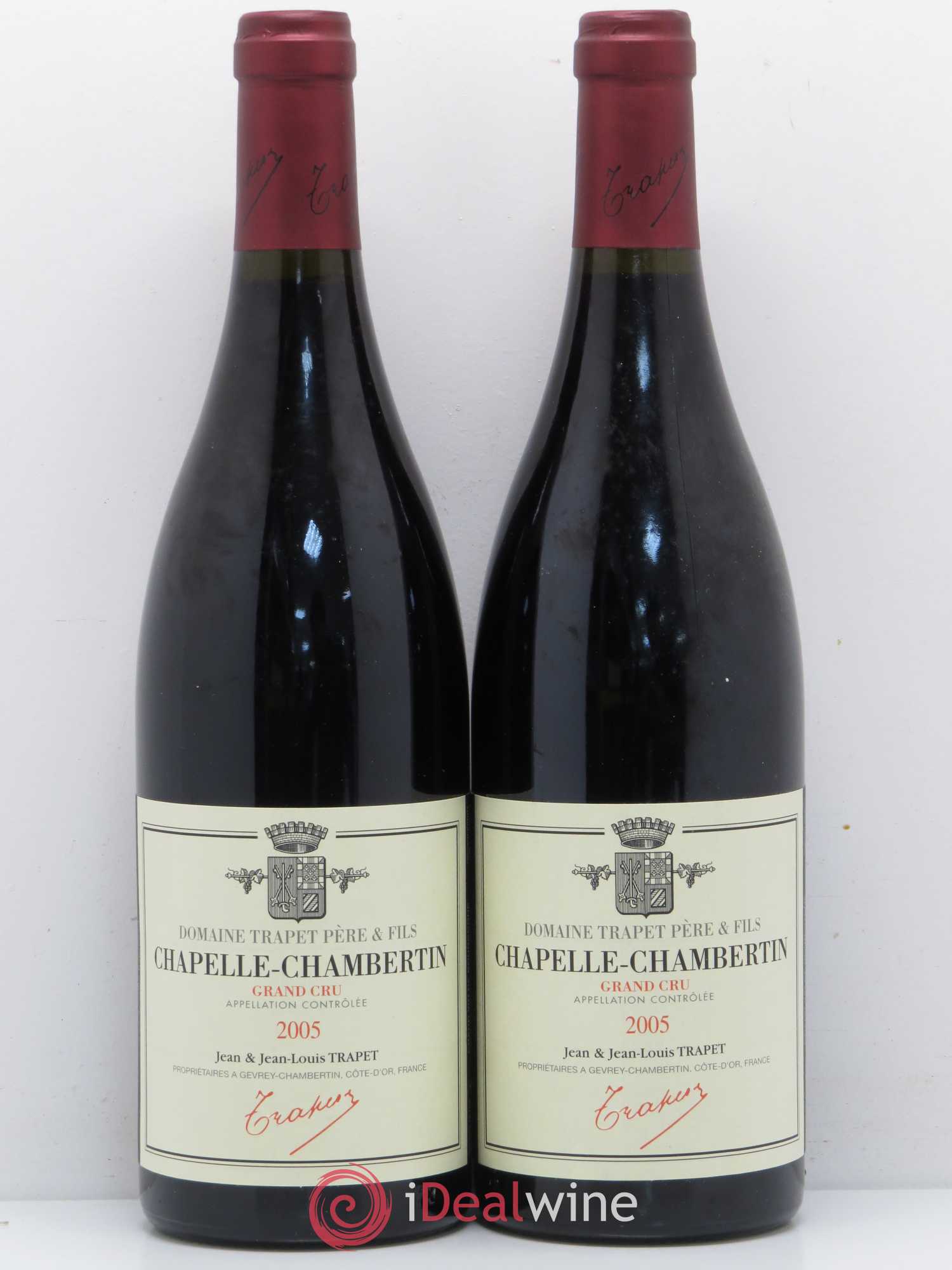 Chapelle-Chambertin Grand Cru Domaine Trapet 2005 - Lot de 2 bouteilles - 0
