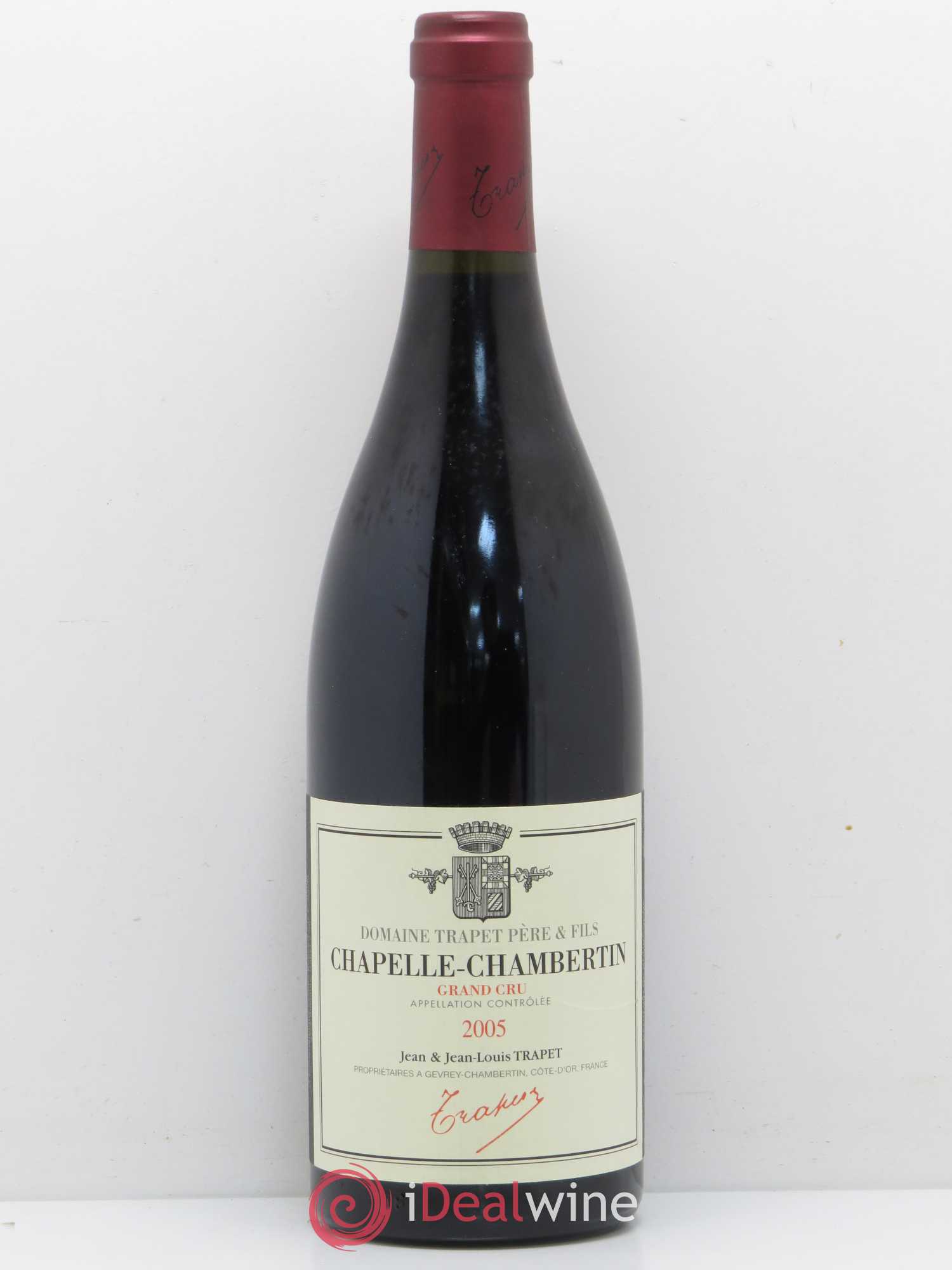 Chapelle-Chambertin Grand Cru Domaine Trapet 2005 - Lot de 1 bouteille - 0