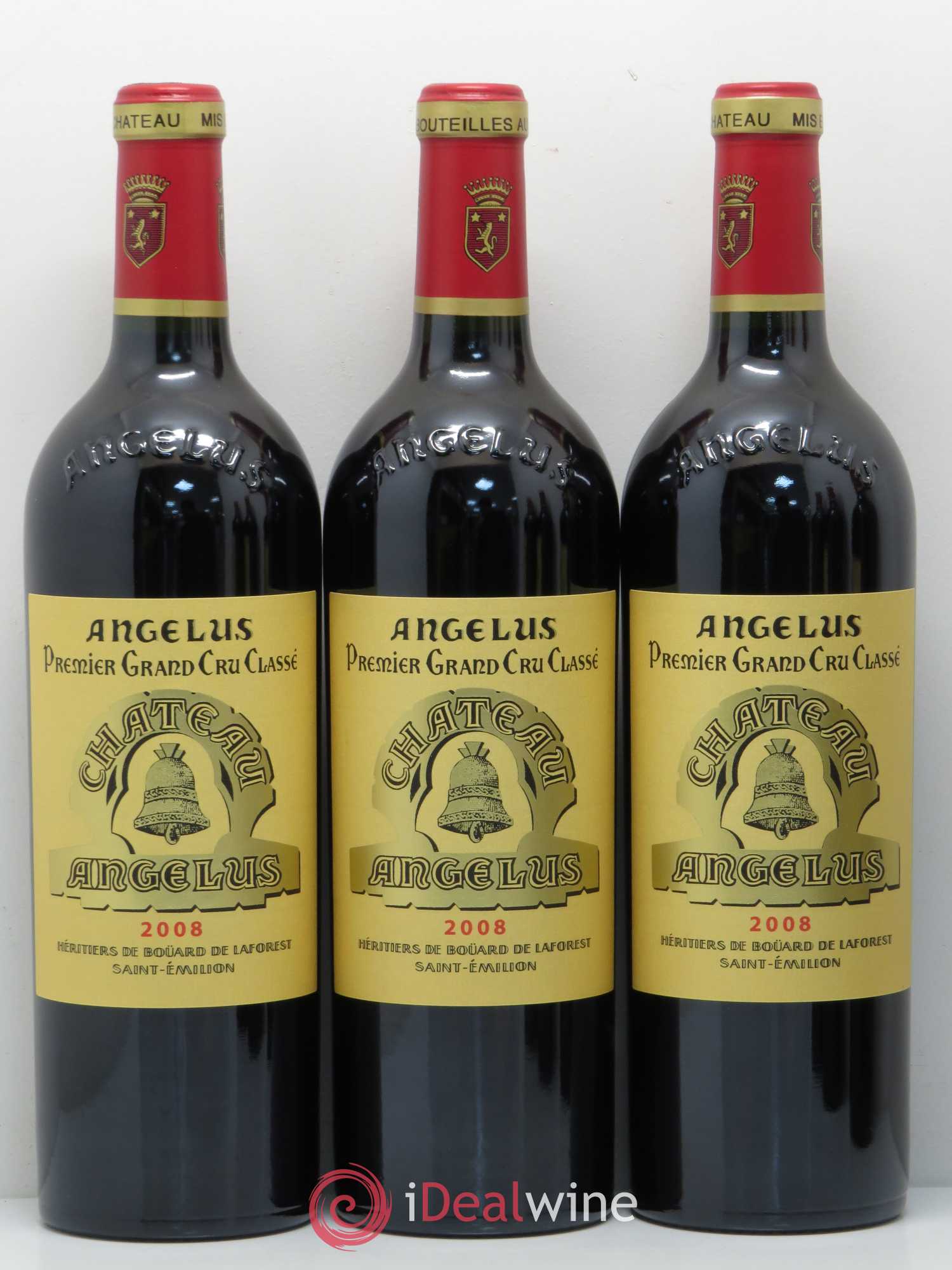 Château Angélus 1er Grand Cru Classé A 2008 - Lot de 6 bouteilles - 1