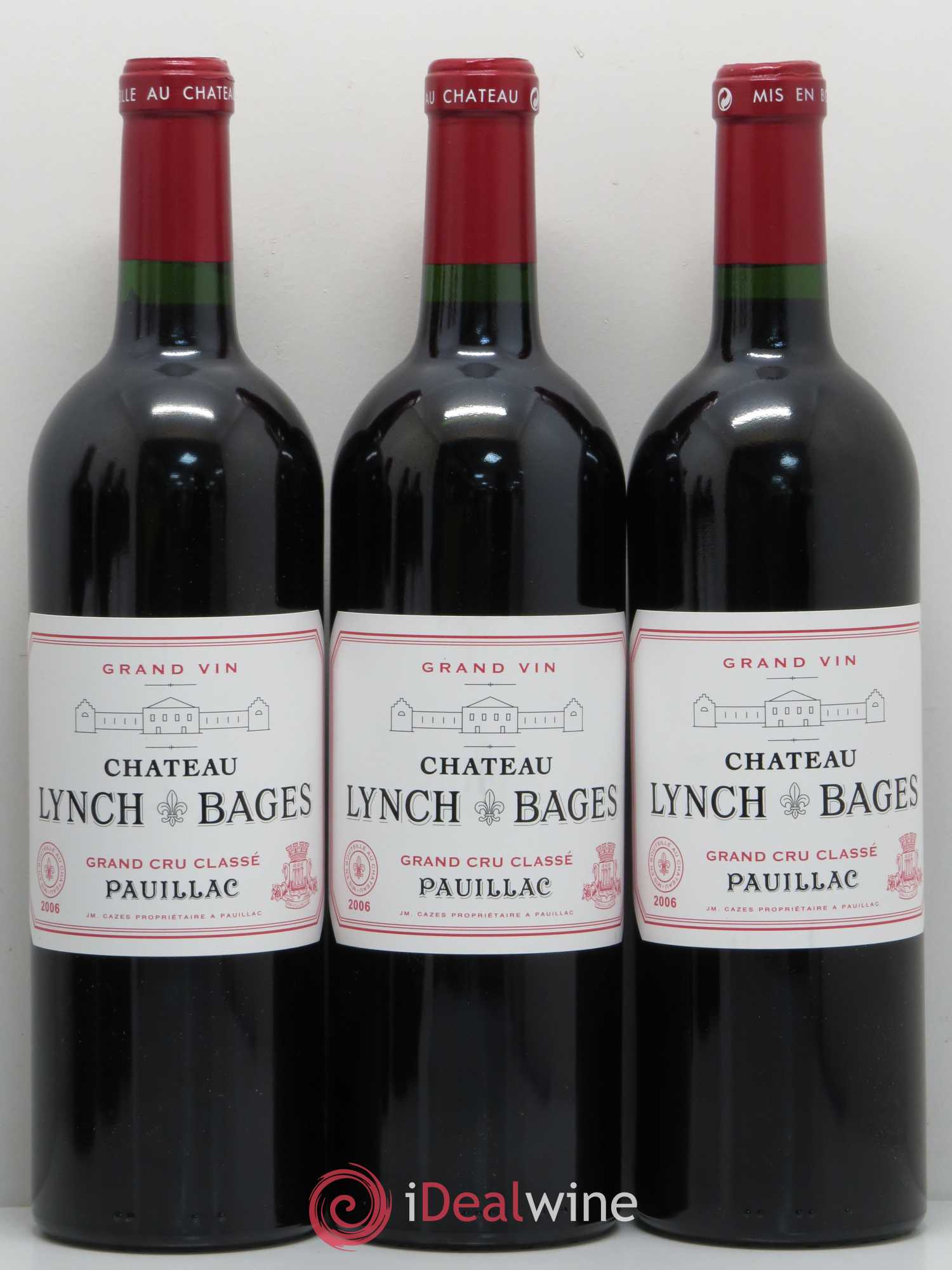 Château Lynch Bages 5ème Grand Cru Classé 2006 - Lot de 6 bouteilles - 1