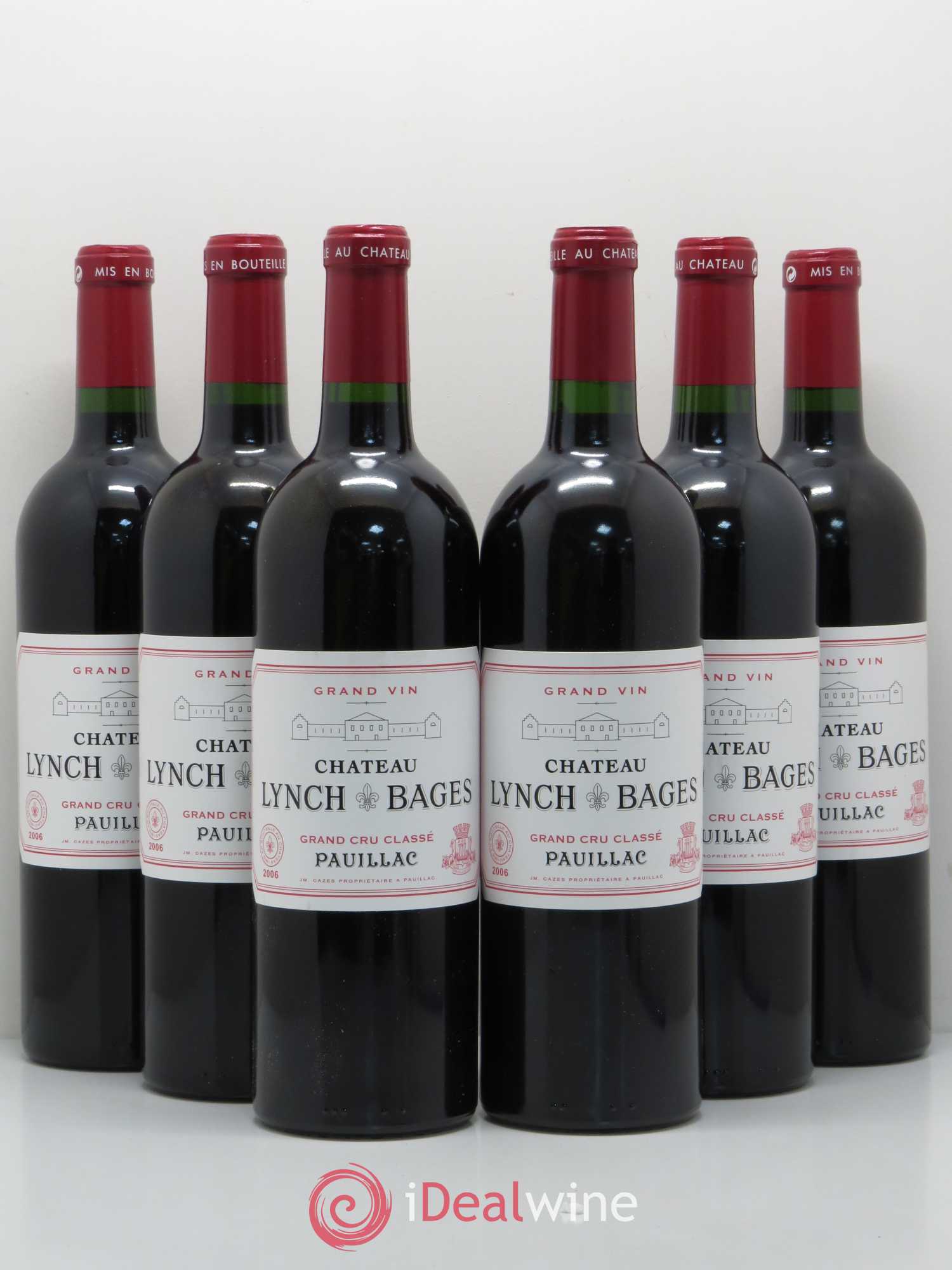 Château Lynch Bages 5ème Grand Cru Classé 2006 - Lot de 6 bouteilles - 0