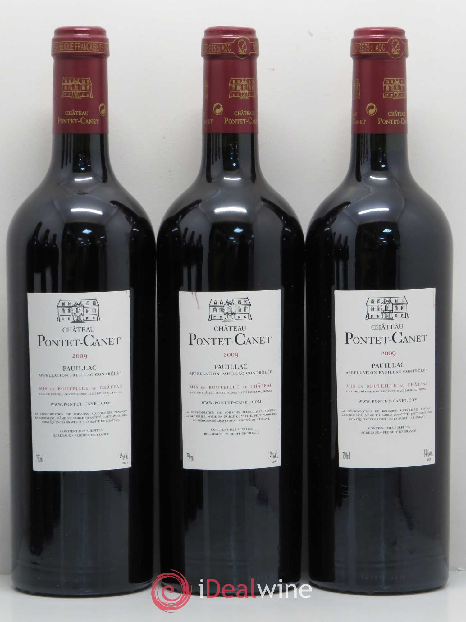 Château Pontet Canet 5ème Grand Cru Classé 2009 - Lot de 6 bouteilles - 2