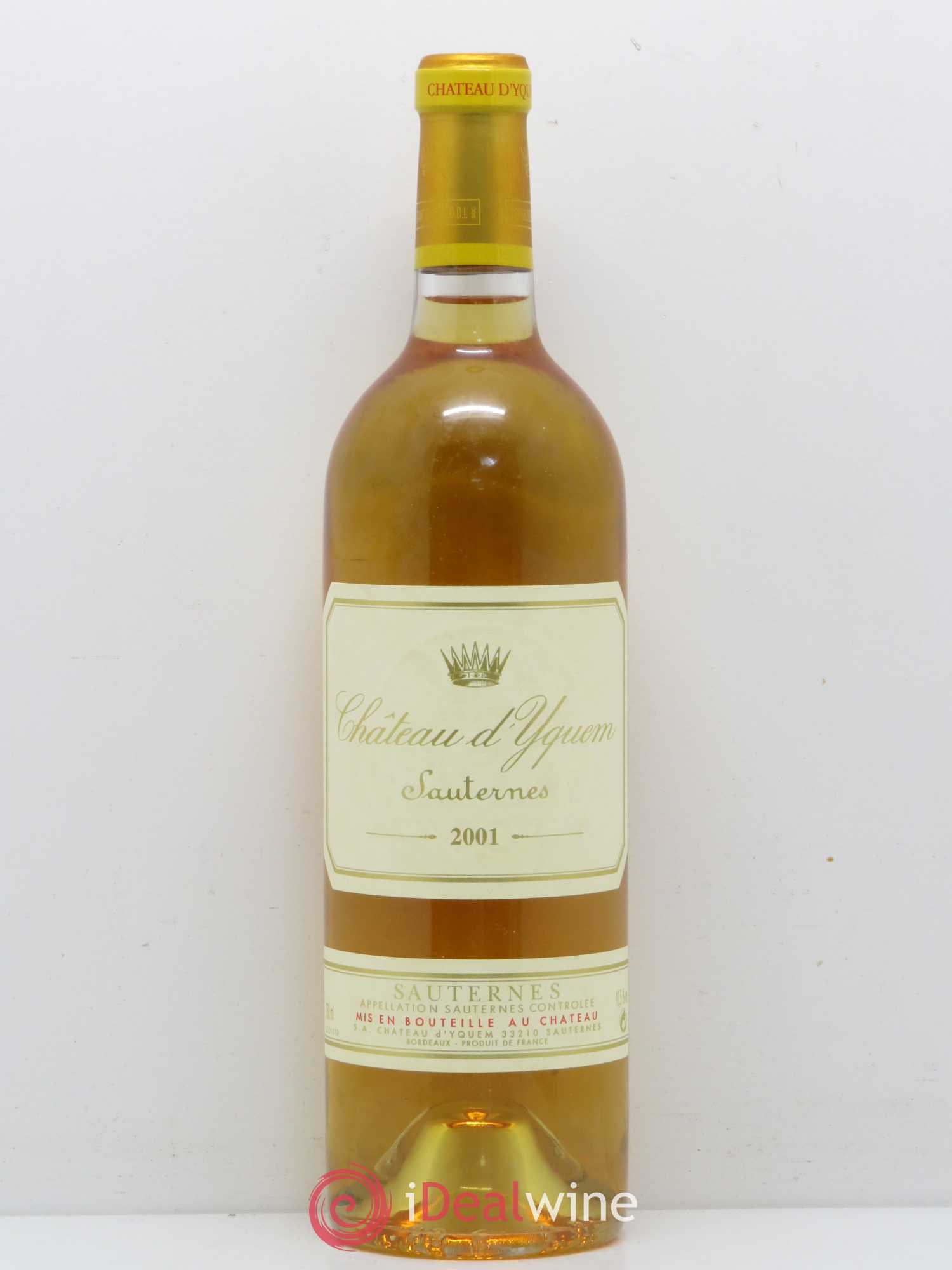 Château d' Yquem 1er Cru Classé Supérieur 2001 - Lotto di 1 bottiglia - 0