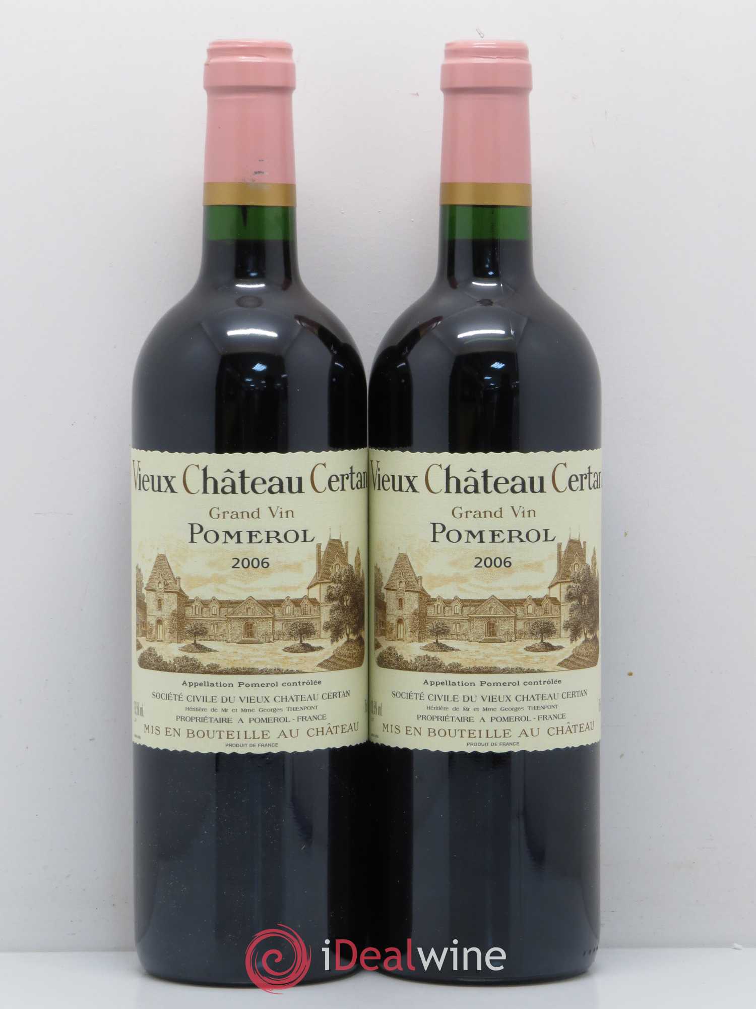 Vieux Château Certan 2006 - Lot de 2 bouteilles - 0