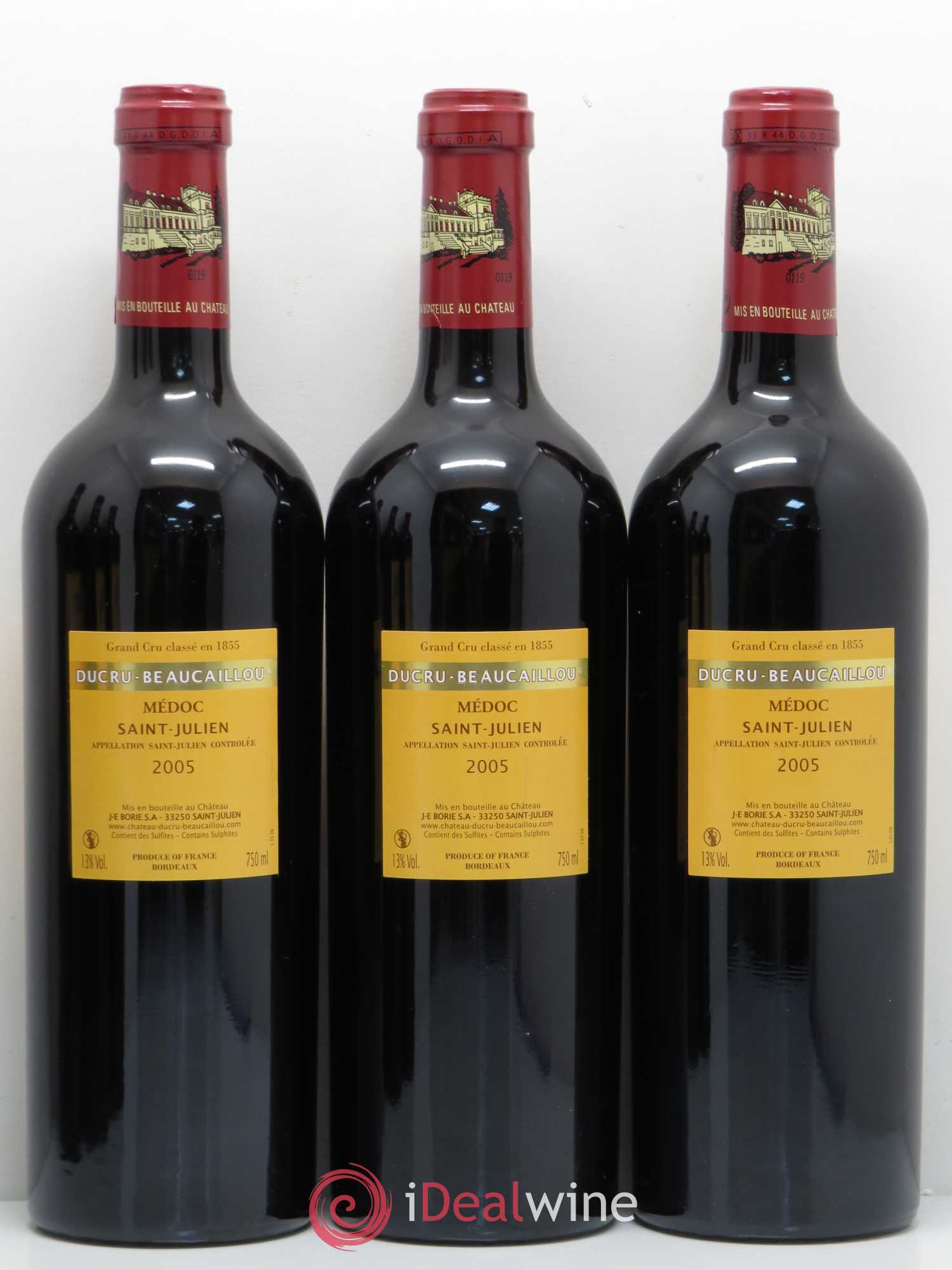 Château Ducru Beaucaillou 2ème Grand Cru Classé 2005 - Lot de 6 bouteilles - 3