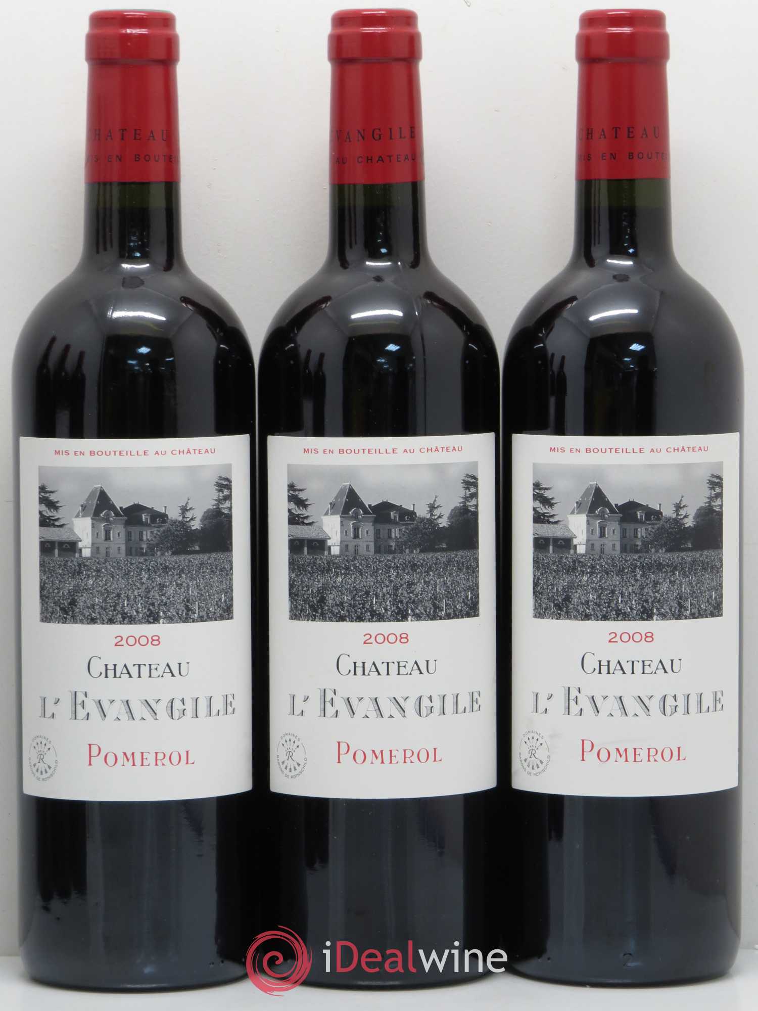 Château l' Évangile 2008 - Lot de 6 bouteilles - 2