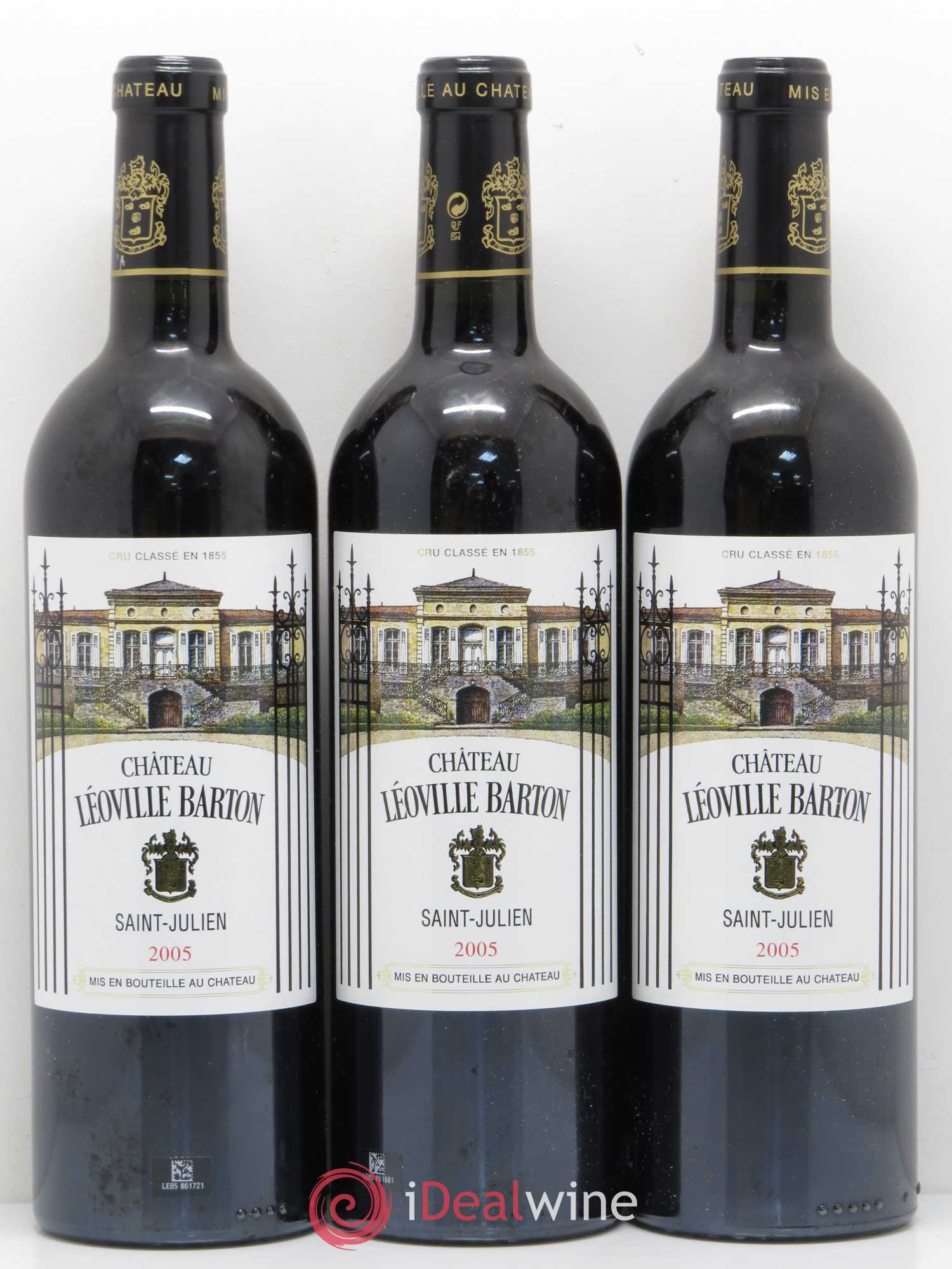 Château Léoville Barton 2ème Grand Cru Classé 2005 - Lot de 6 bouteilles - 2