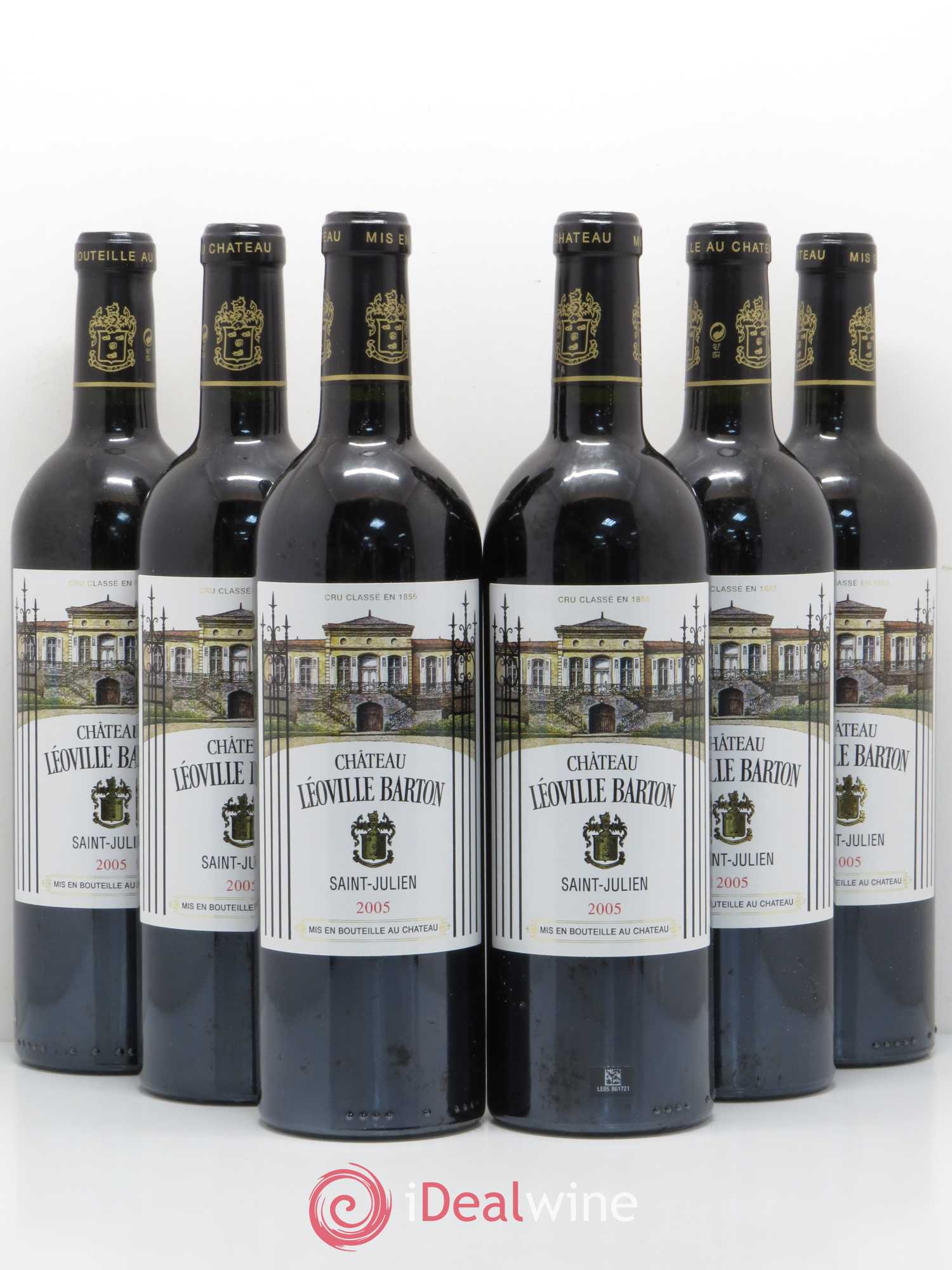 Château Léoville Barton 2ème Grand Cru Classé 2005 - Lot de 6 bouteilles - 0