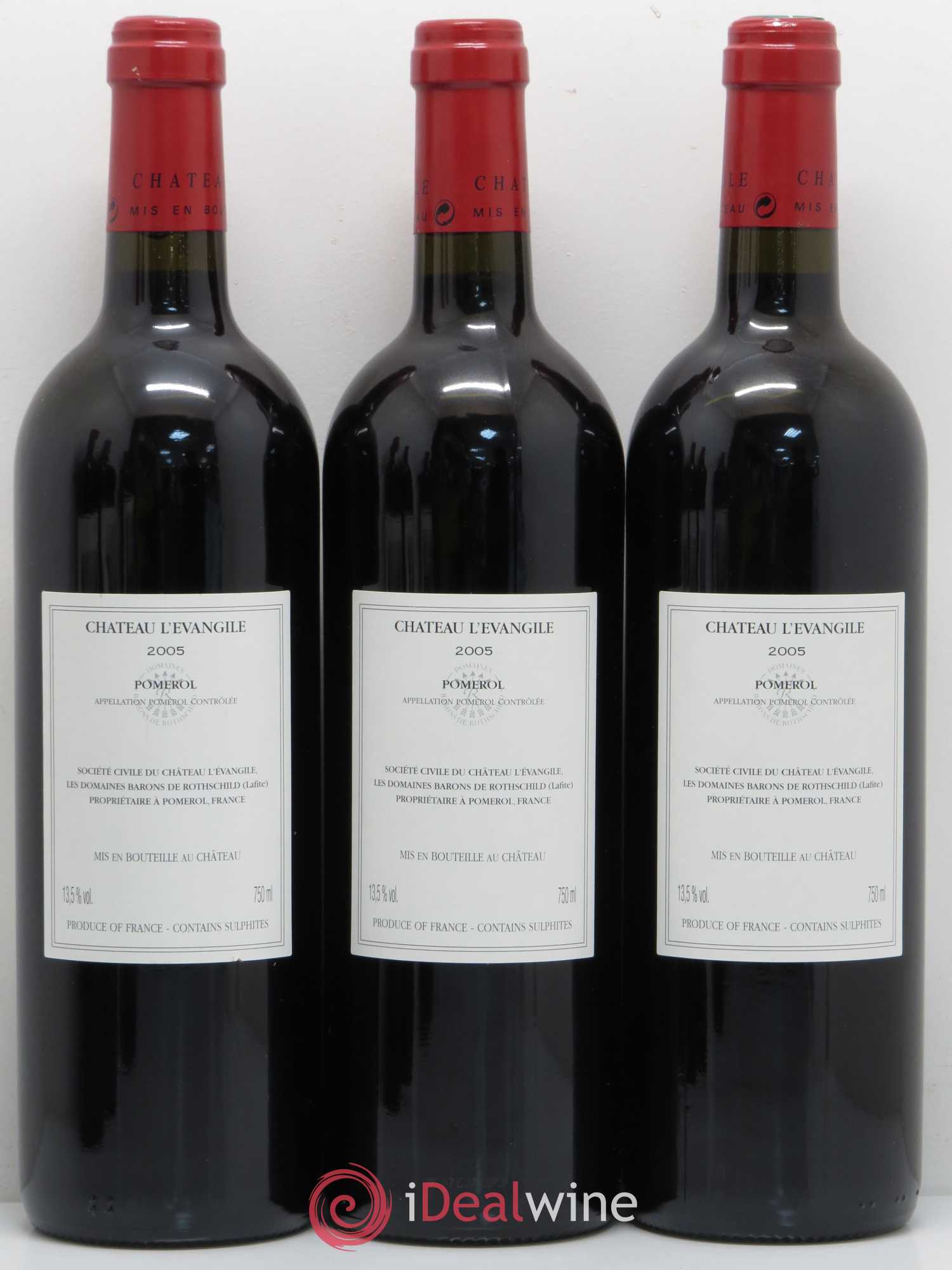 Château l' Évangile 2005 - Lot de 6 bouteilles - 2