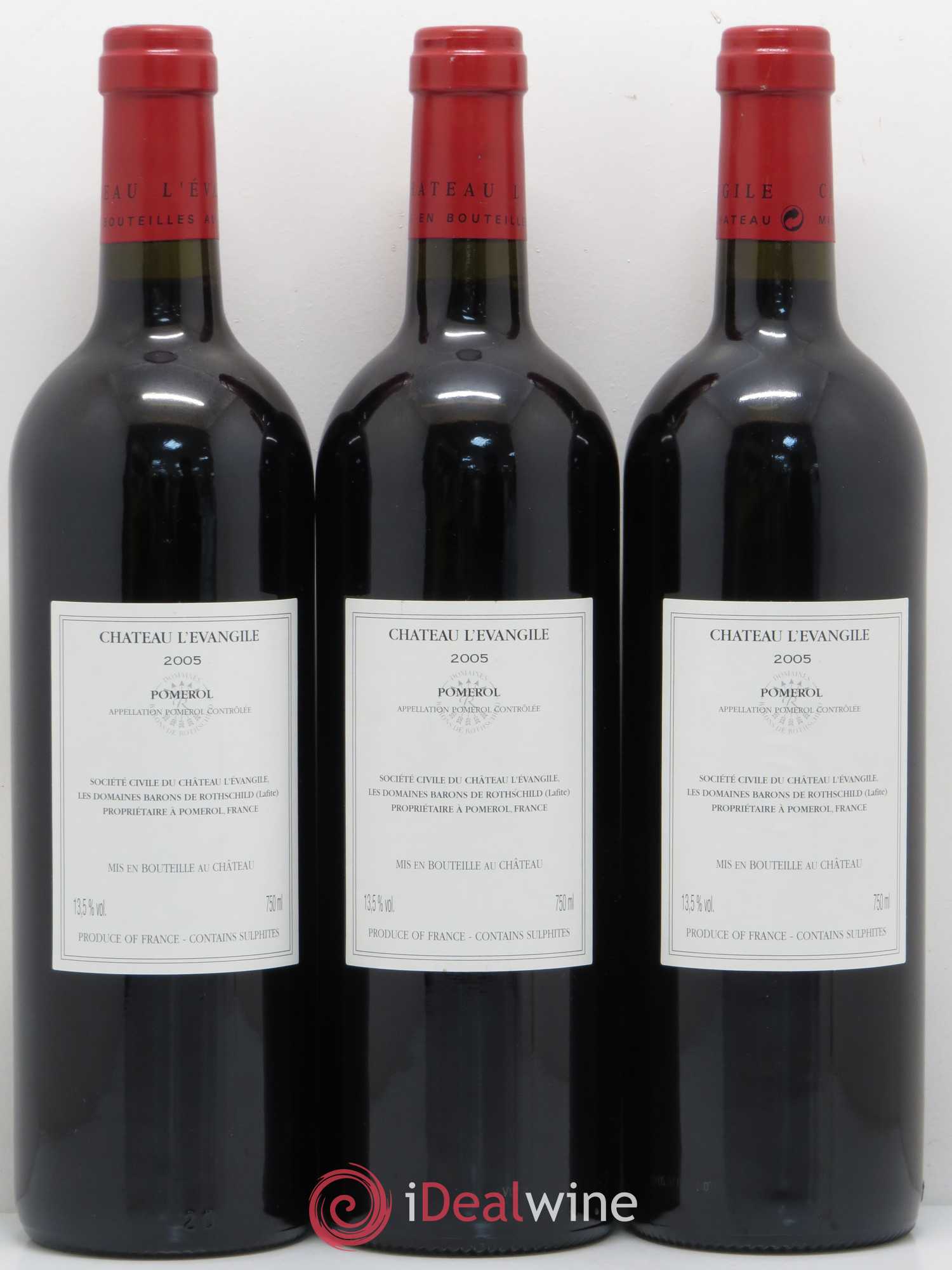 Château l' Évangile 2005 - Lot de 6 bouteilles - 4