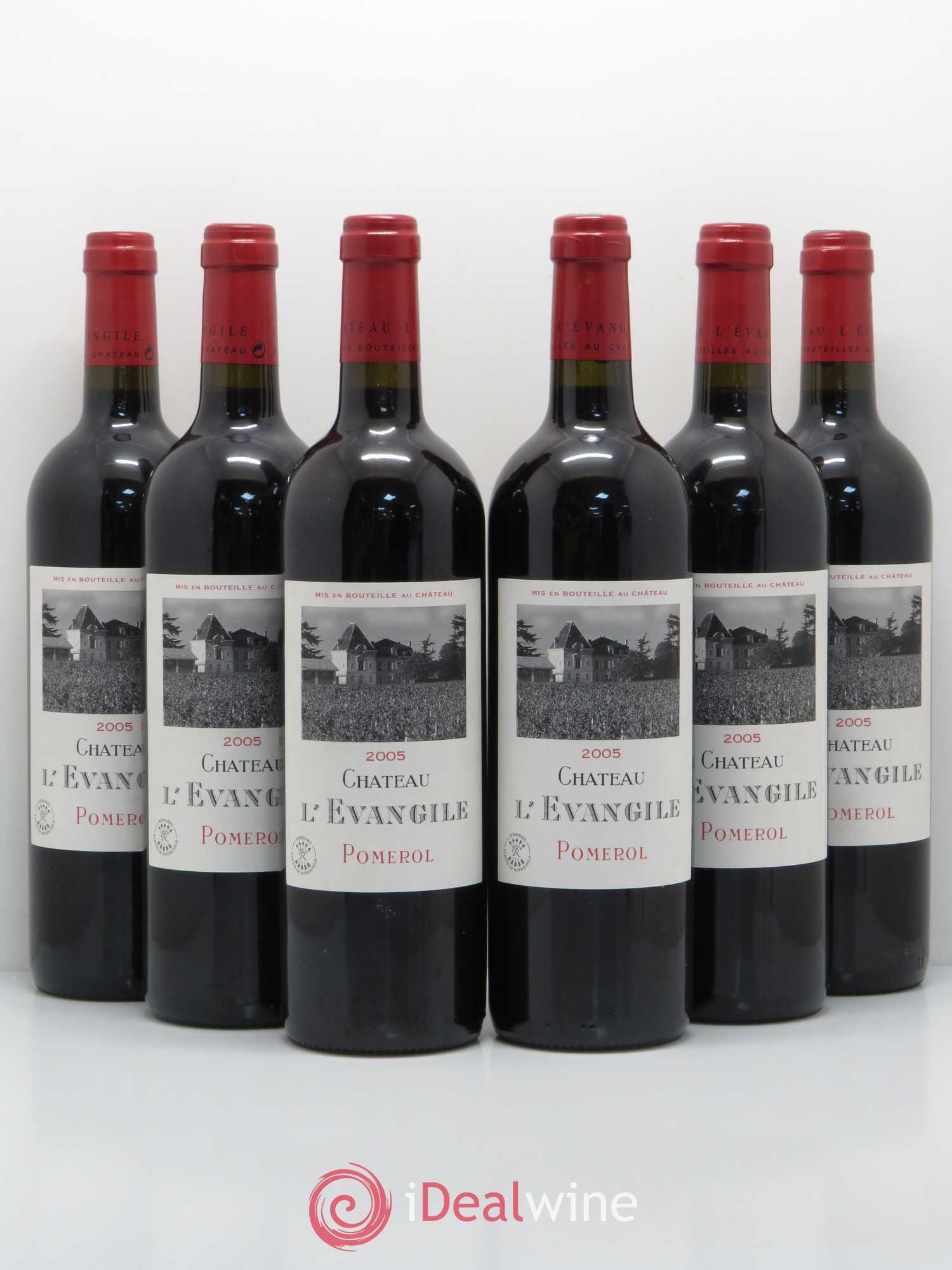 Château l' Évangile 2005 - Lot de 6 bouteilles - 0