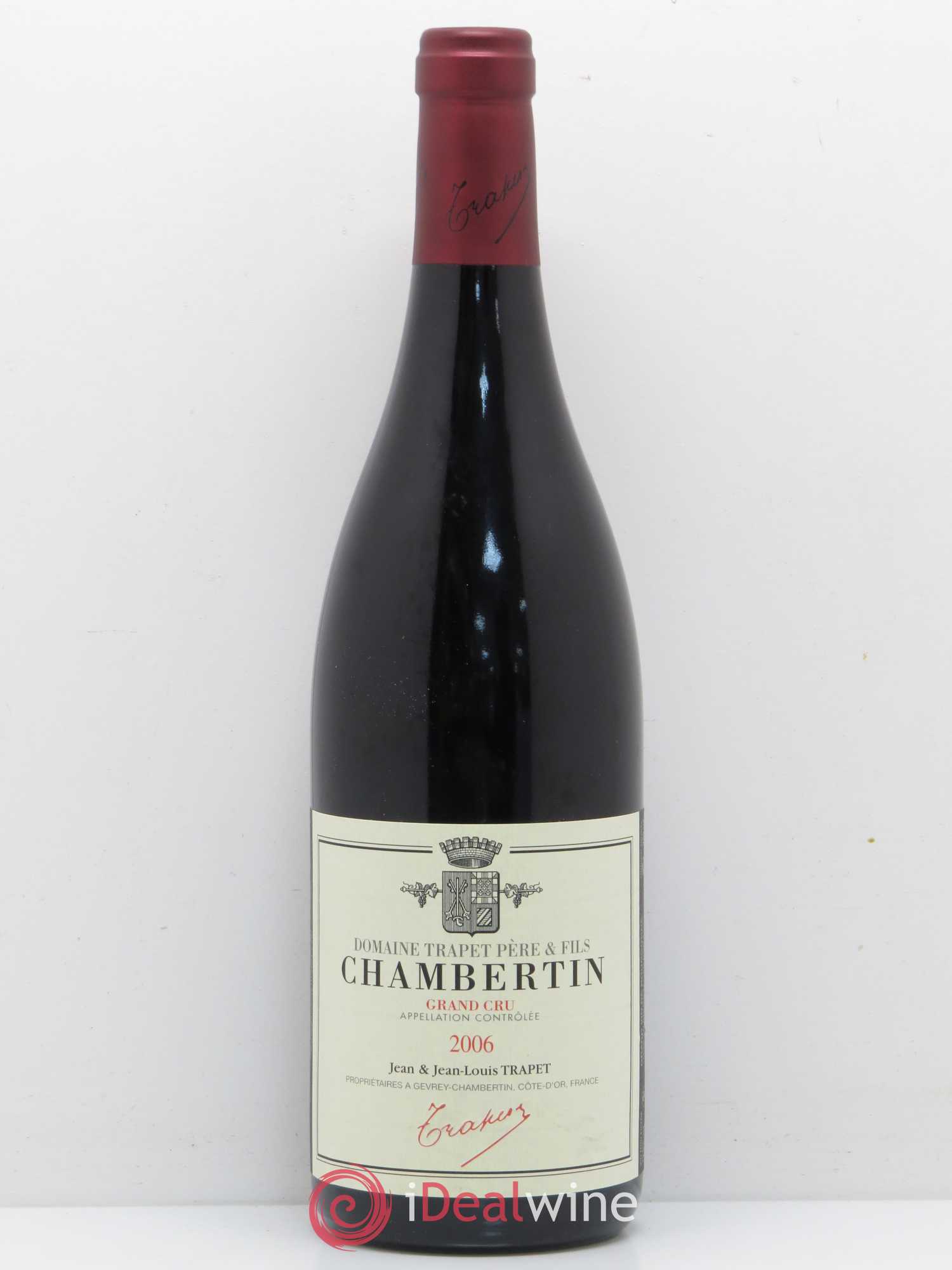 Chambertin Grand Cru Domaine Trapet 2006 - Lot de 1 bouteille - 0