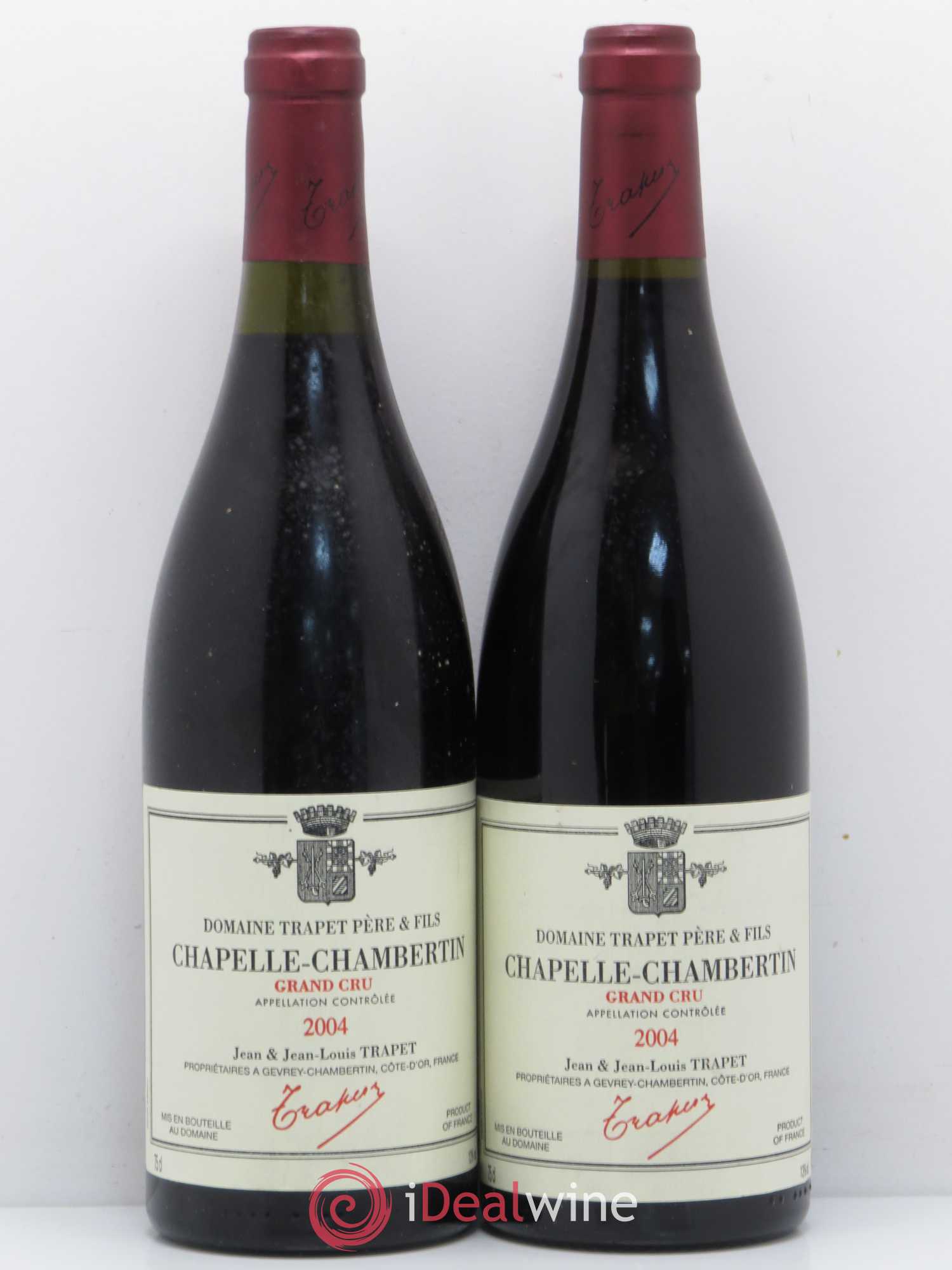 Chapelle-Chambertin Grand Cru Domaine Trapet 2004 - Lot de 2 bouteilles - 0