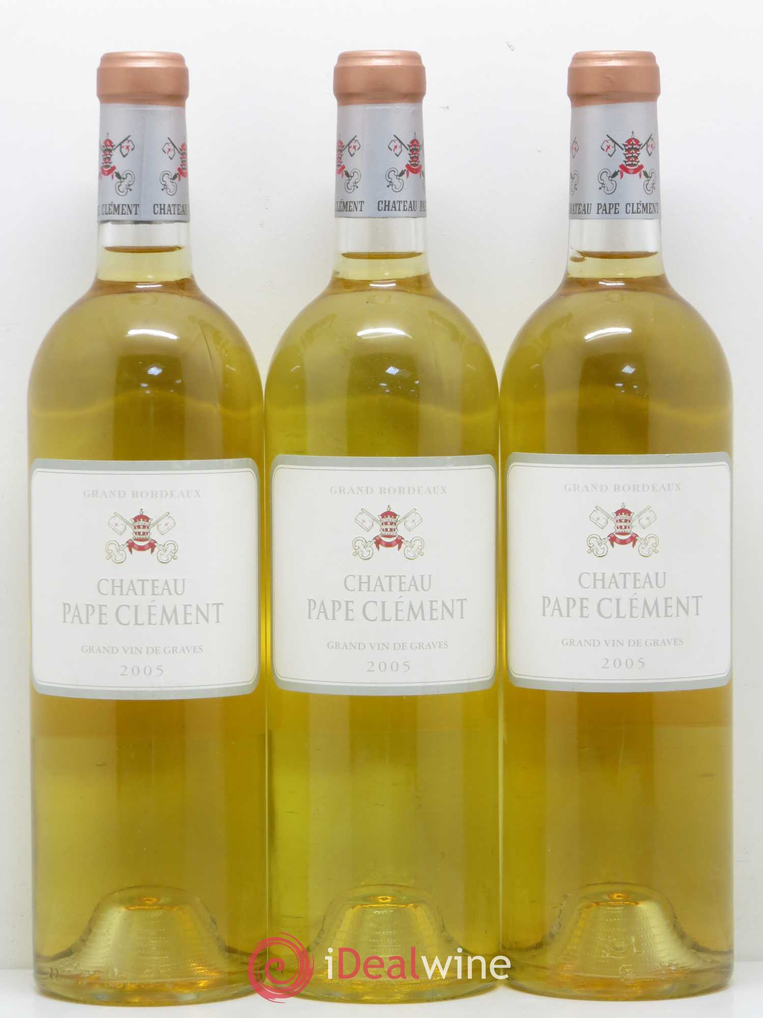Château Pape Clément 2005 - Lot de 3 bouteilles - 0