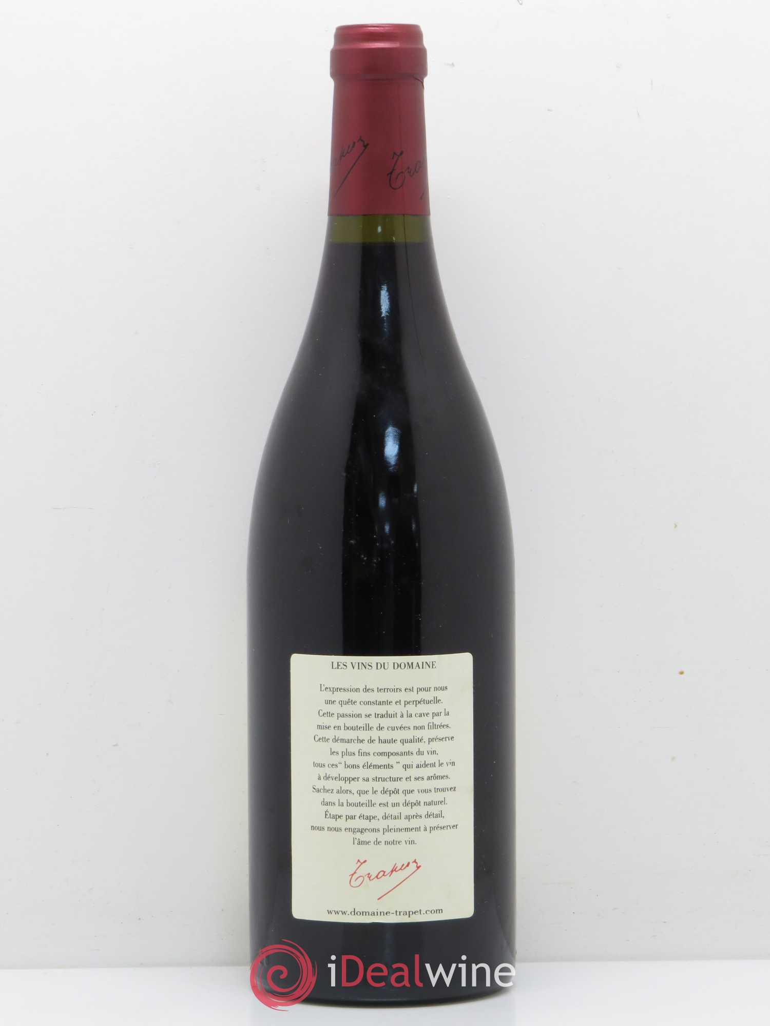 Chambertin Grand Cru Domaine Trapet 2002 - Lot de 1 bouteille - 1