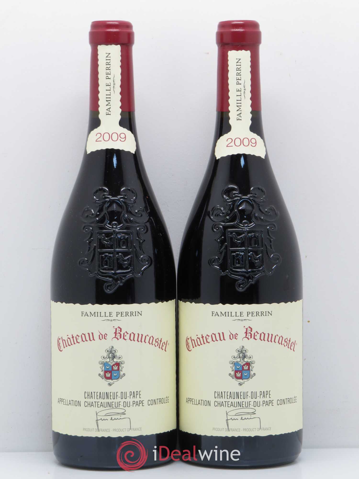 Châteauneuf-du-Pape Château de Beaucastel Famille Perrin 2009 - Lot de 2 bouteilles - 0