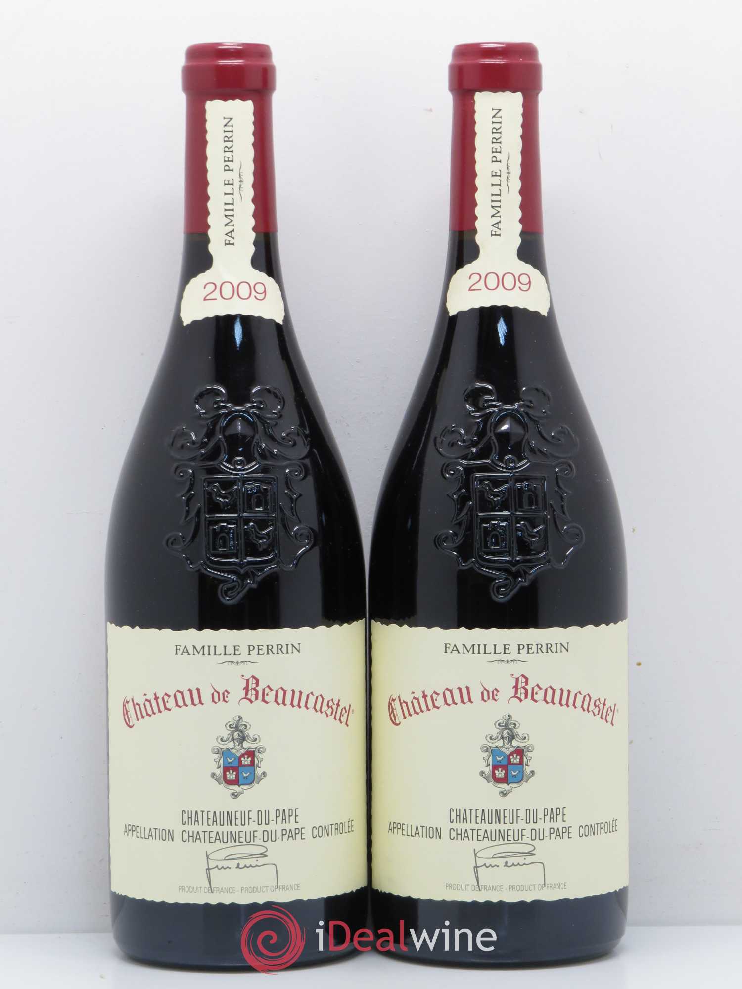 Châteauneuf-du-Pape Château de Beaucastel Famille Perrin 2009 - Lot de 2 bouteilles - 0
