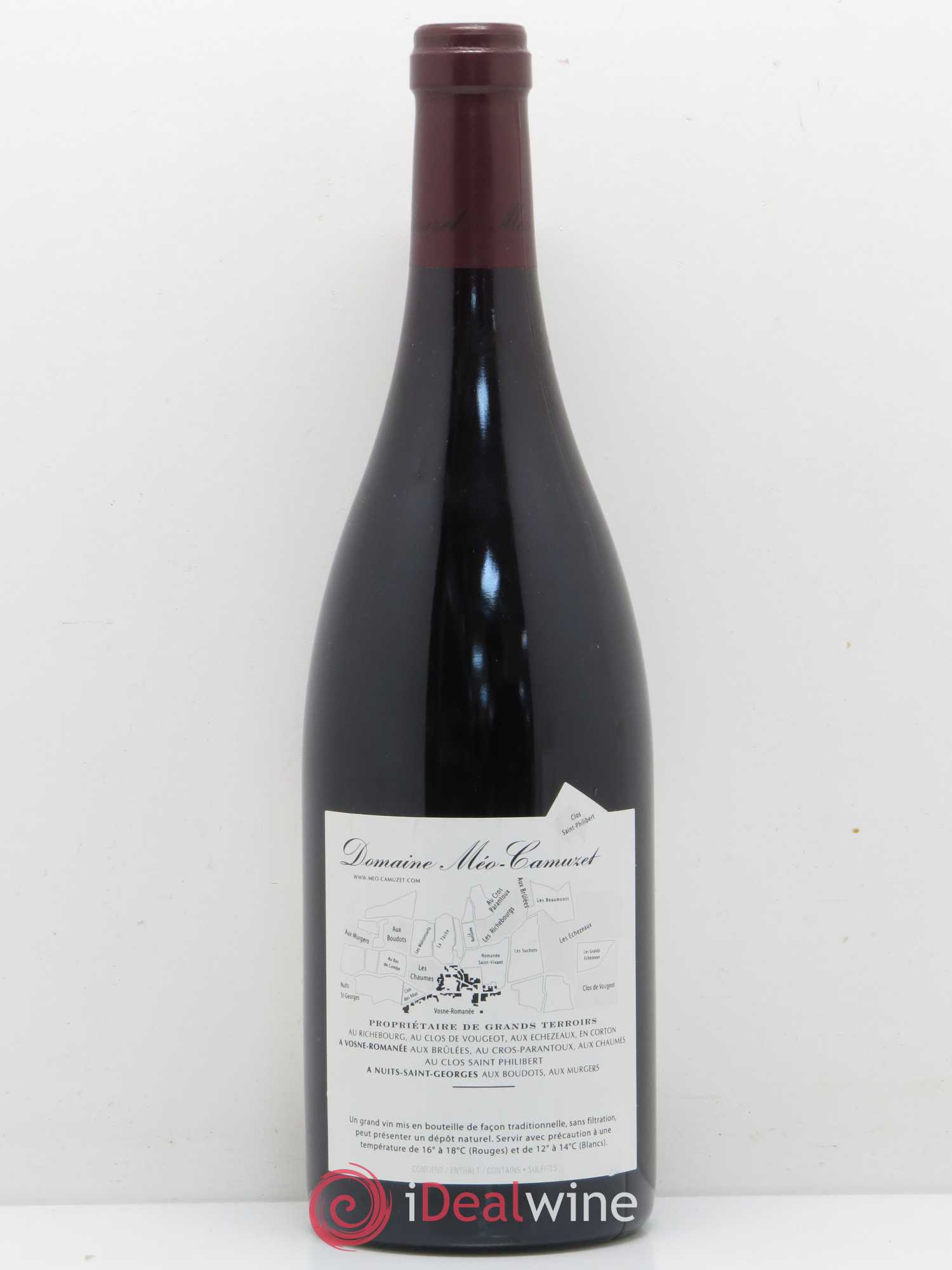 Vosne-Romanée 1er Cru Au Cros Parantoux Méo-Camuzet (Domaine) 2001 - Lot de 1 bouteille - 1