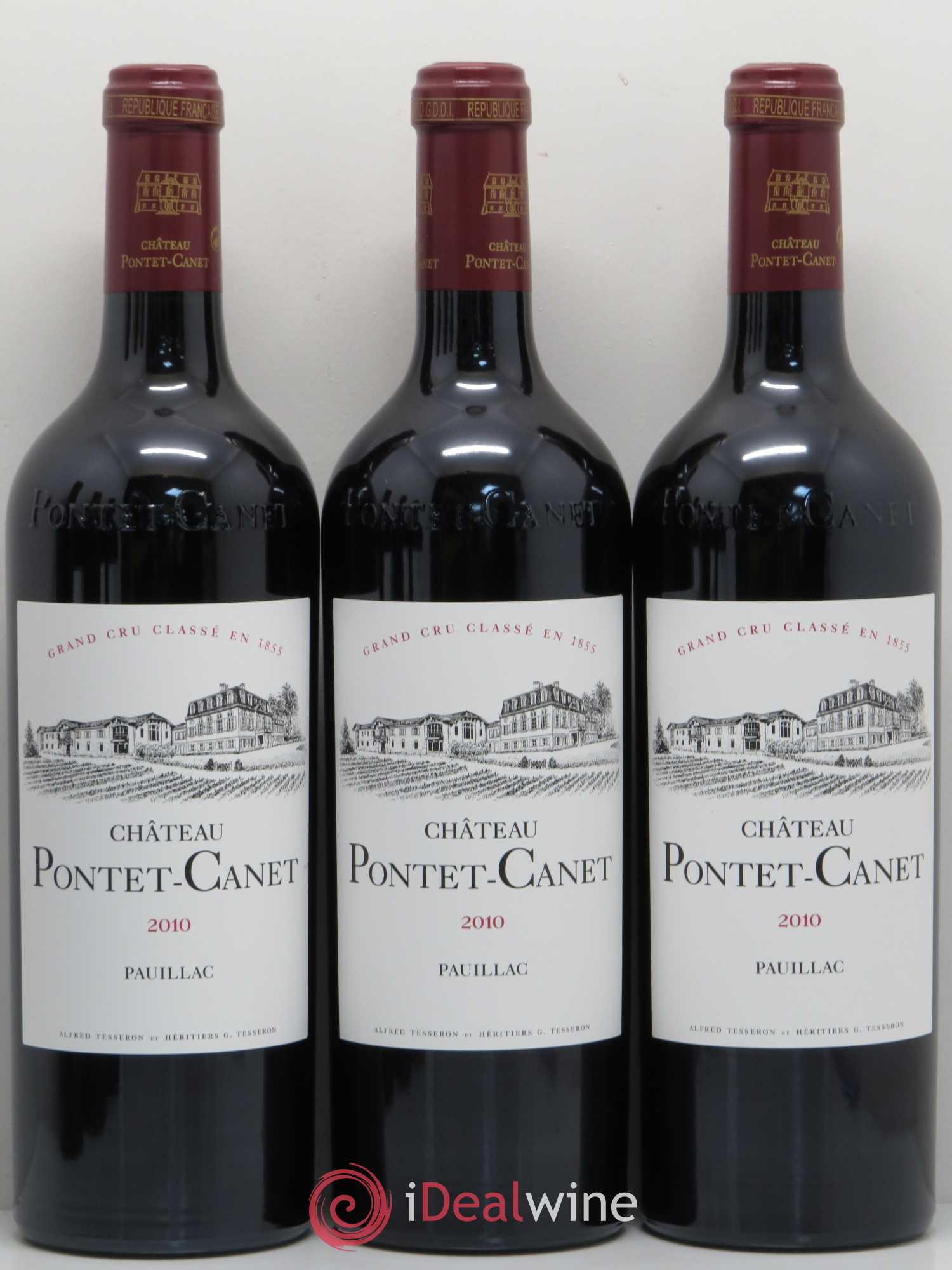 Château Pontet Canet 5ème Grand Cru Classé 2010 - Lot de 6 bouteilles - 2