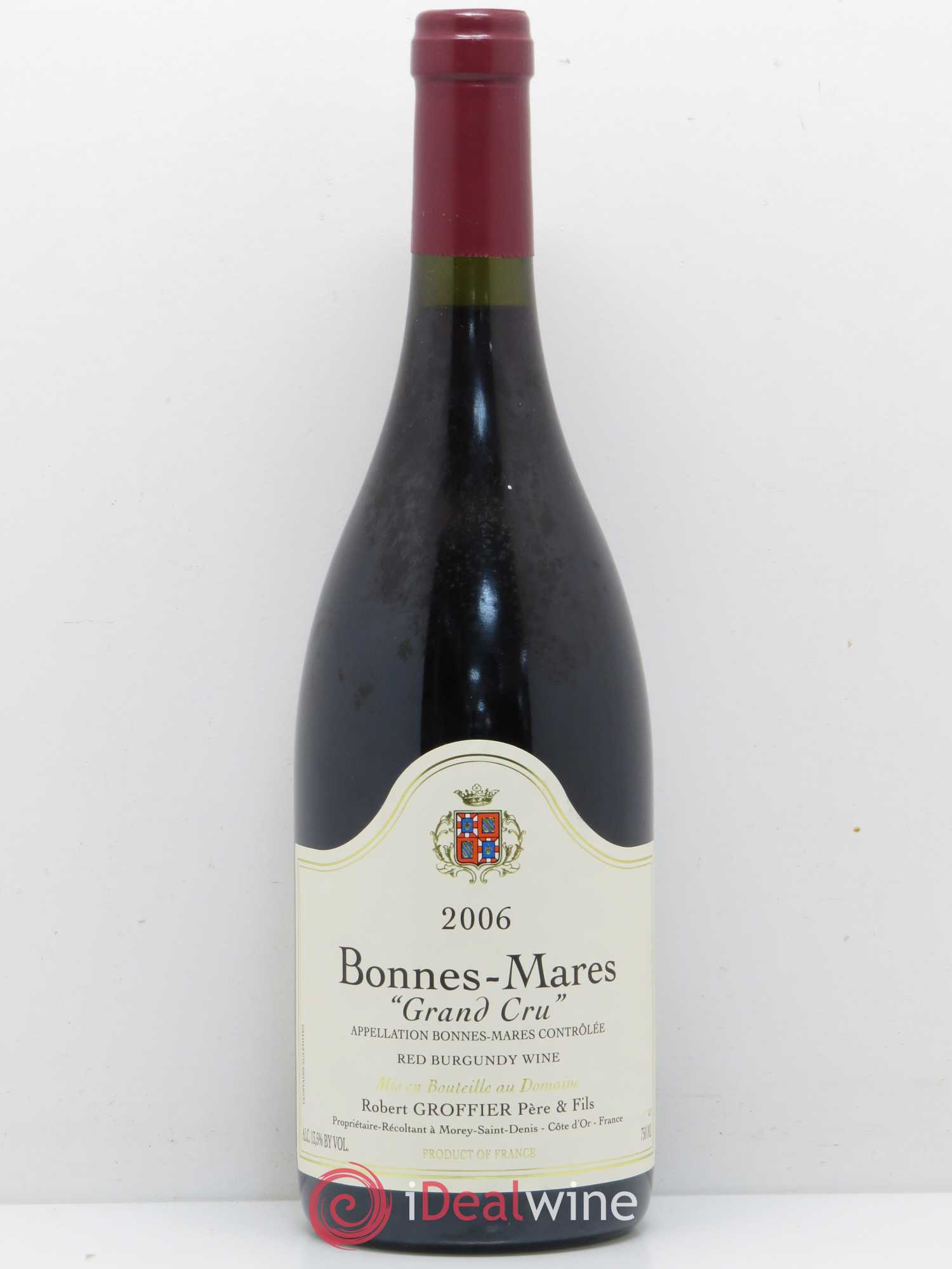 Bonnes-Mares Grand Cru Robert Groffier Père & Fils (Domaine) 2006 - Lot de 1 bouteille - 0
