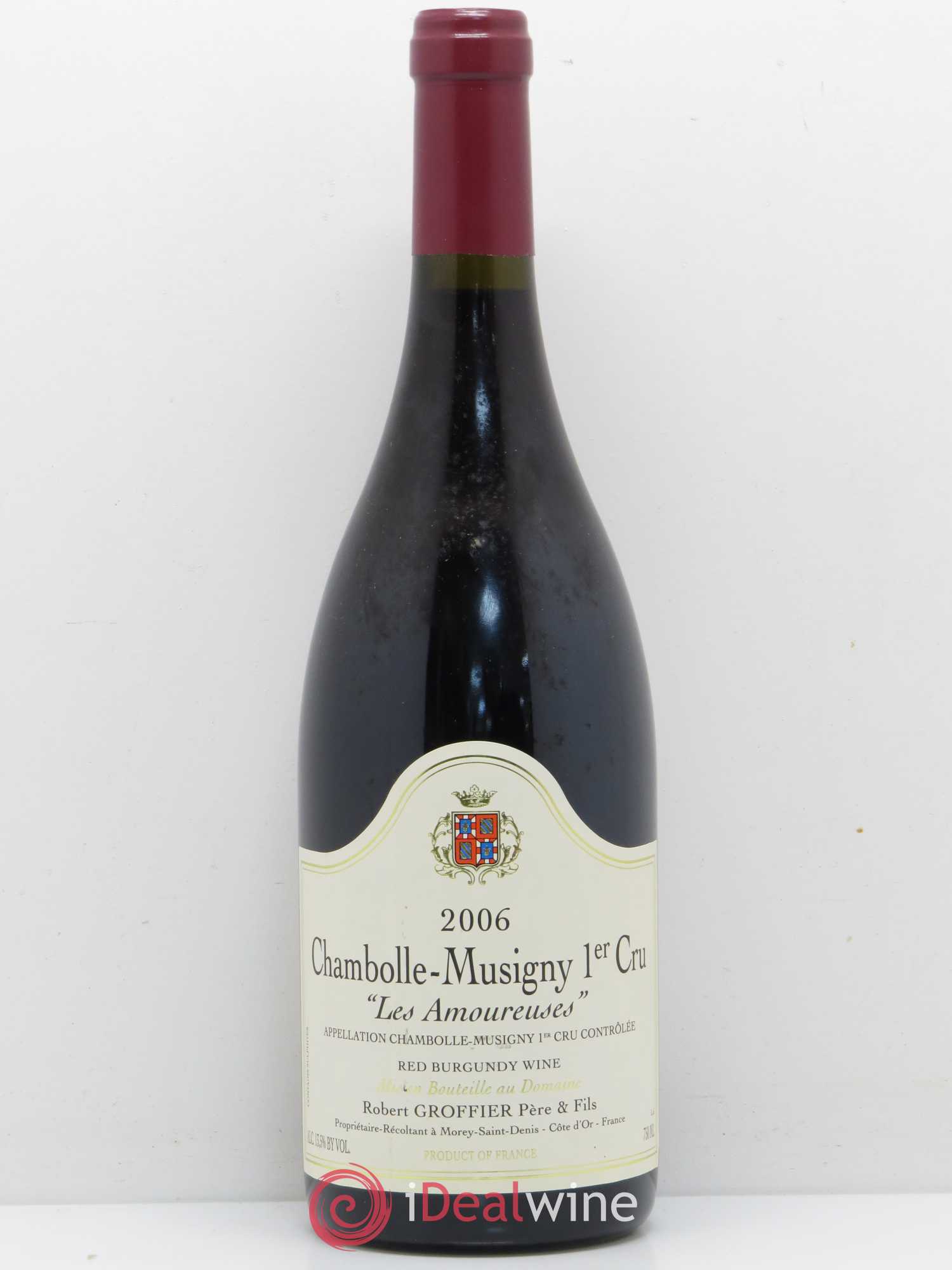 Chambolle-Musigny 1er Cru Les Amoureuses Robert Groffier Père & Fils (Domaine) 2006 - Lot de 1 bouteille - 0