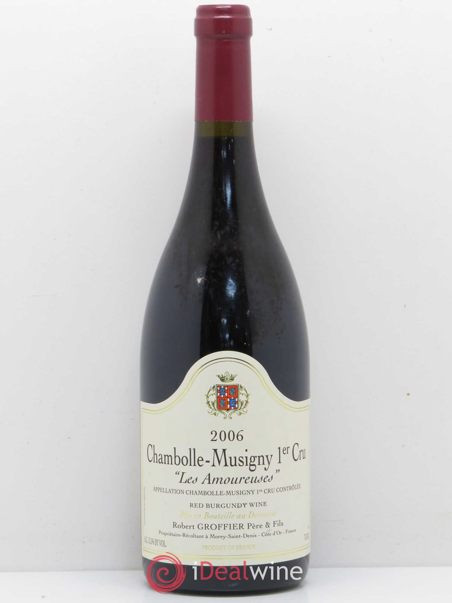 Chambolle-Musigny 1er Cru Les Amoureuses Robert Groffier Père & Fils (Domaine) 2006 - Lot de 1 bouteille - 0