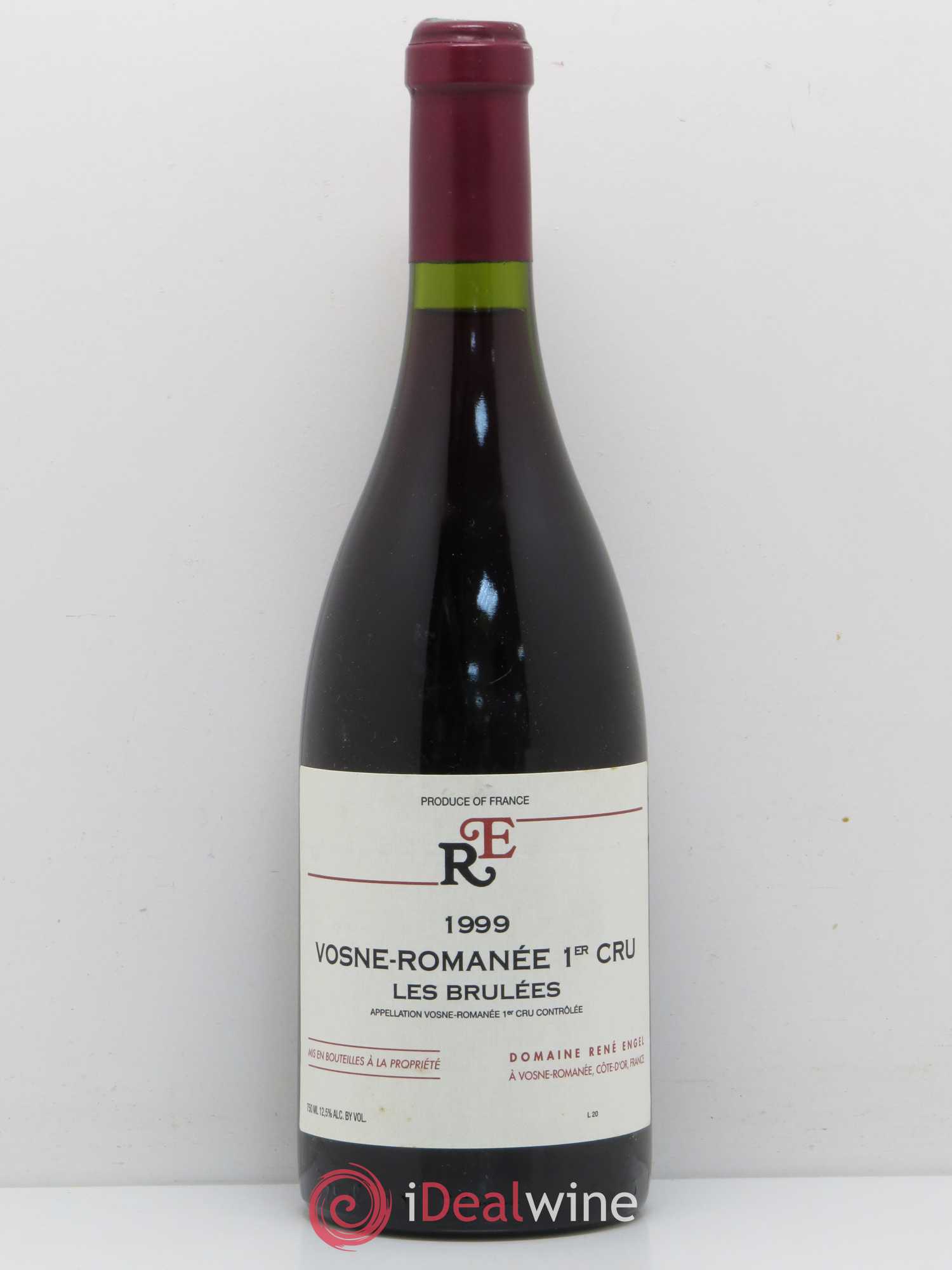 Vosne-Romanée 1er Cru Aux Brûlées Domaine René Engel - Domaine Eugénie 1999 - Lot de 1 bouteille - 0