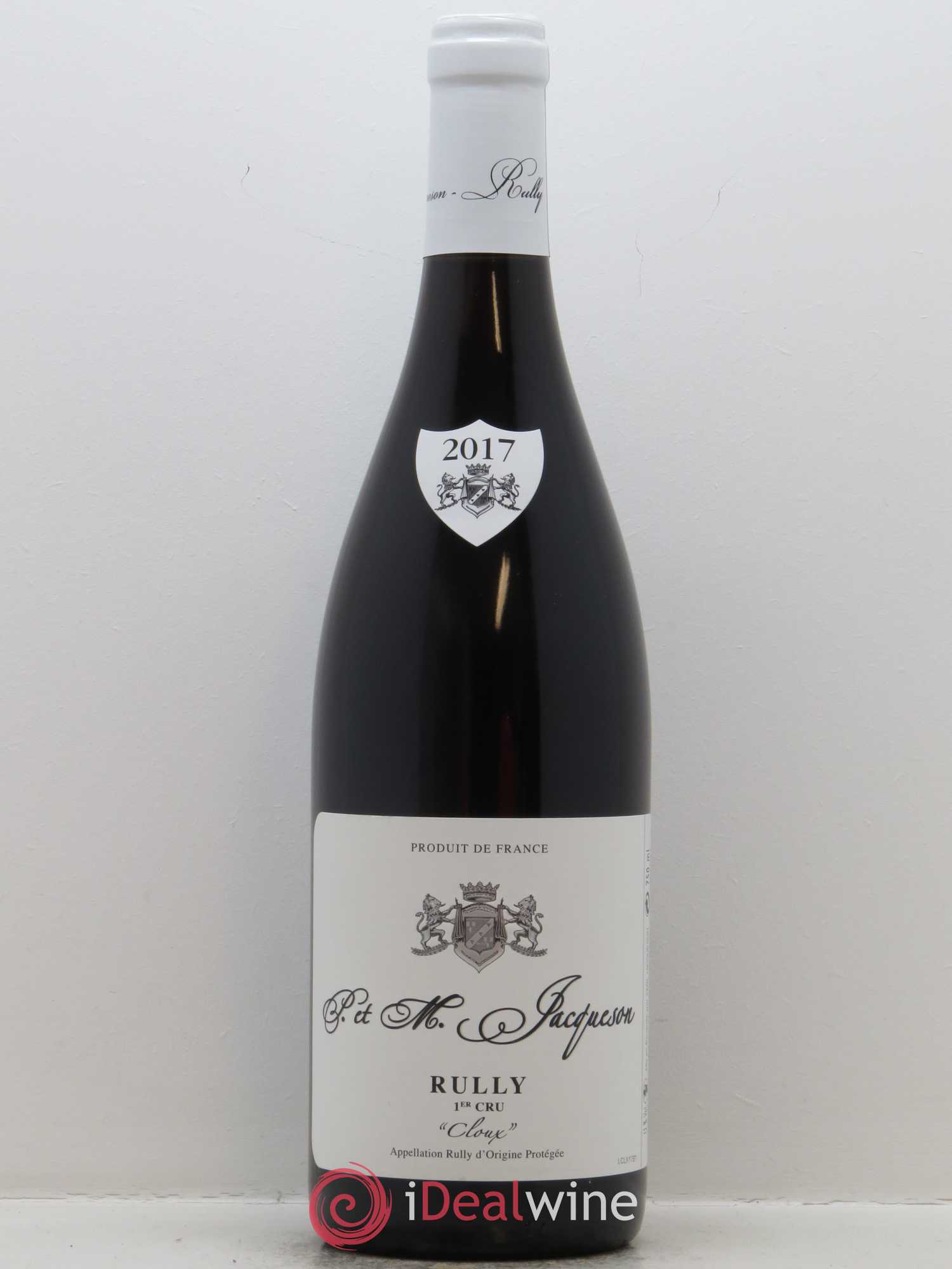 Rully 1er Cru Les Cloux Paul & Marie Jacqueson 2017 - Lot of 1 bottle - 0