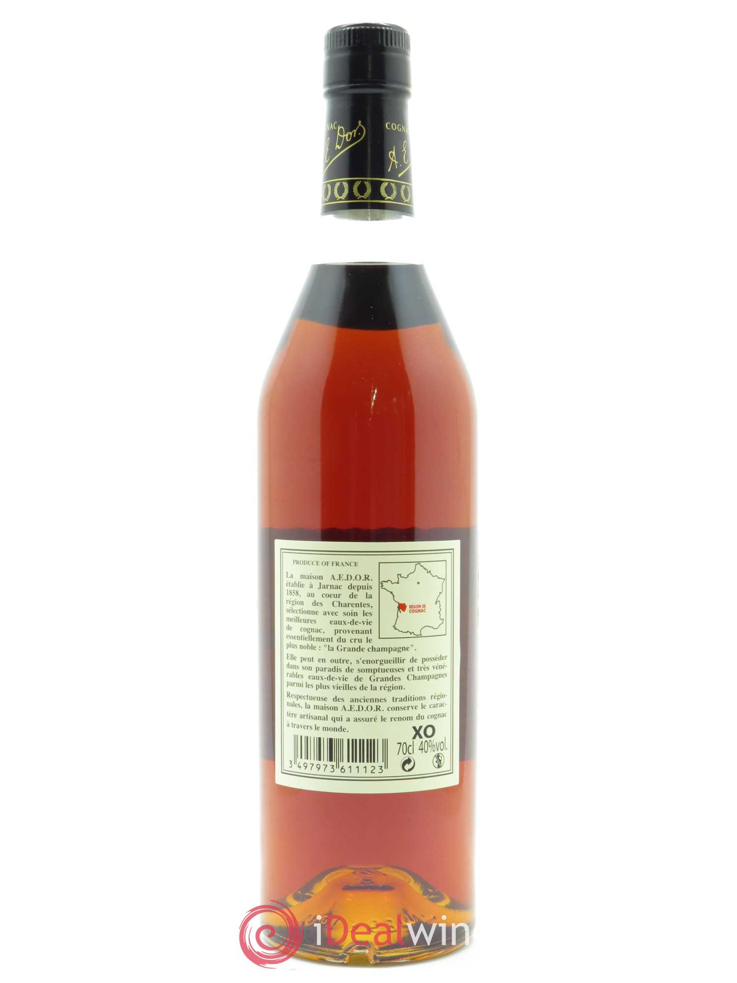 Cognac Vieille XO Fine Champagne AE DOR (70cl) - Lot of 1 bottle - 2