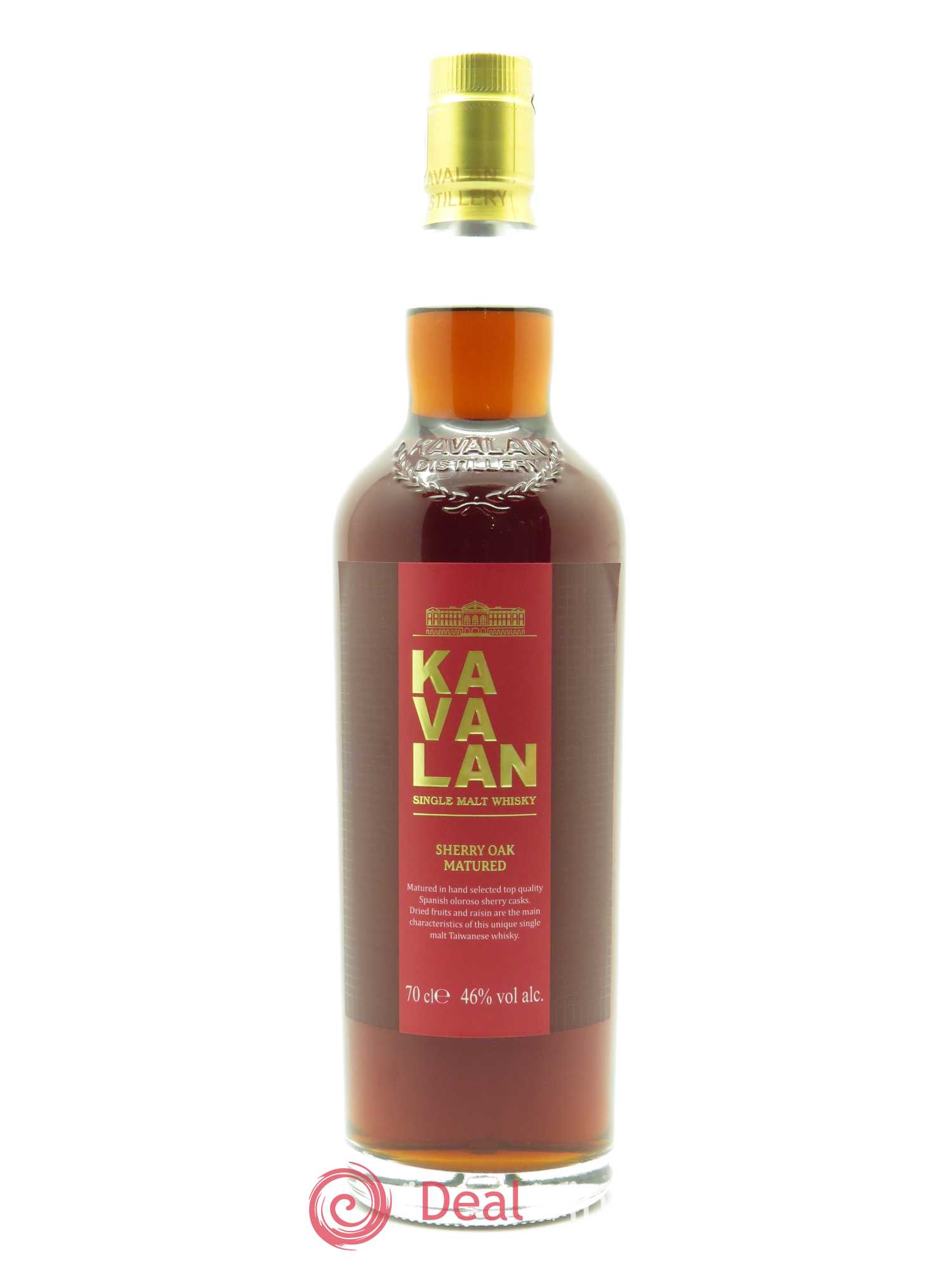 Whisky Sherry Oak Kavalan (70cl) - Lot of 1 bottle - 1