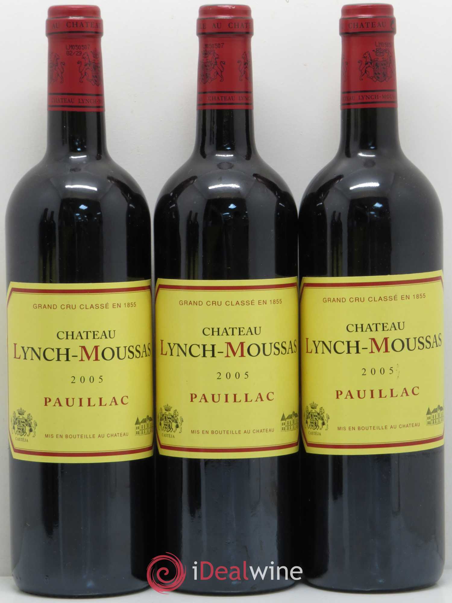 Château Lynch Moussas 5ème Grand Cru Classé 2005 - Lot de 5 bouteilles - 1