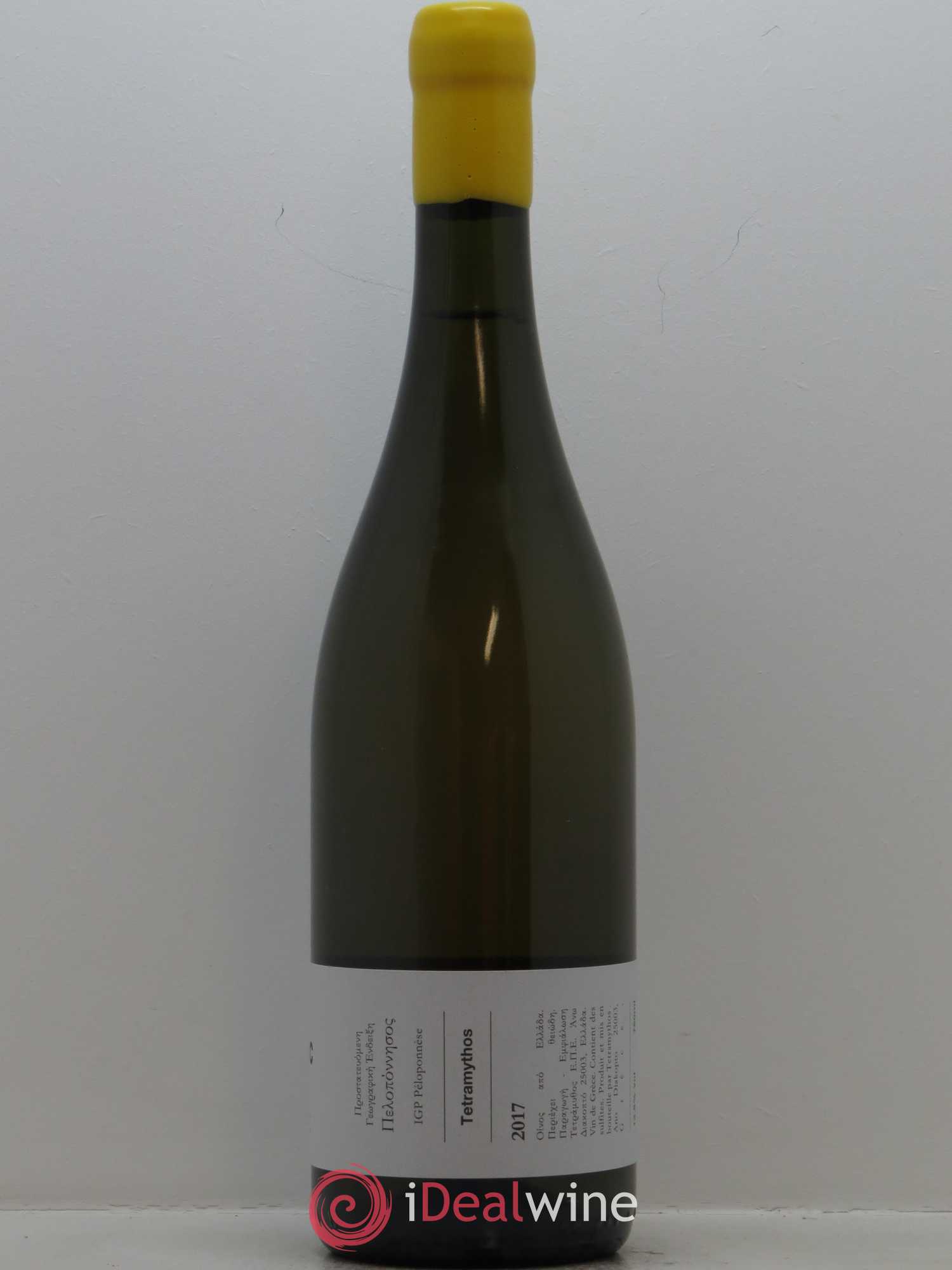 IGP Peloponèse Tetramythos Muscat Sec Nature 2017 - Lot de 1 bouteille - 1