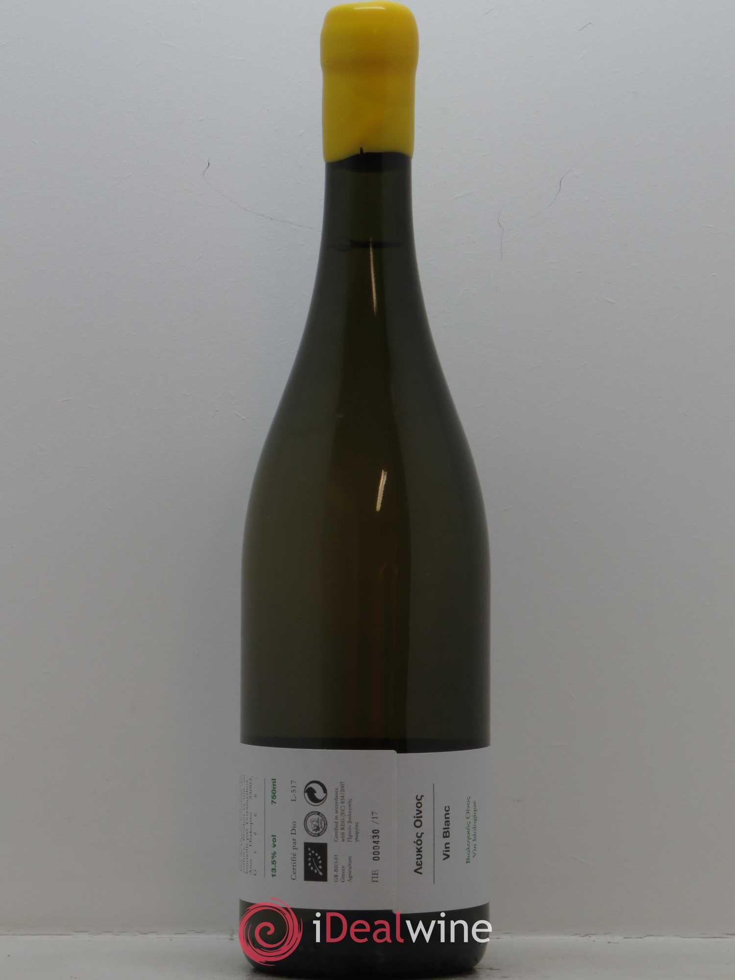 IGP Peloponèse Tetramythos Muscat Sec Nature 2017 - Lot de 1 bouteille - 2