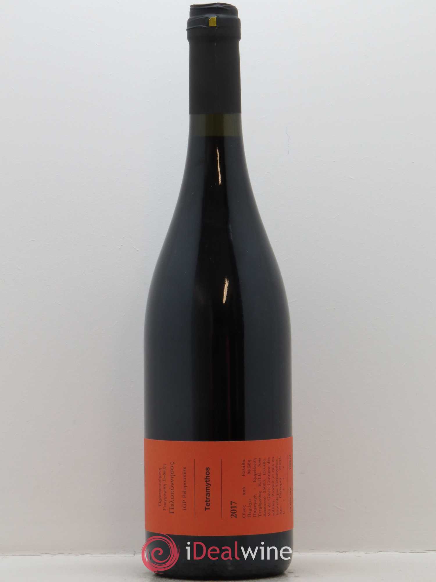 IGP Peloponèse Tetramythos L'Agiorgitiko Nature 2017 - Lot de 1 bouteille - 1