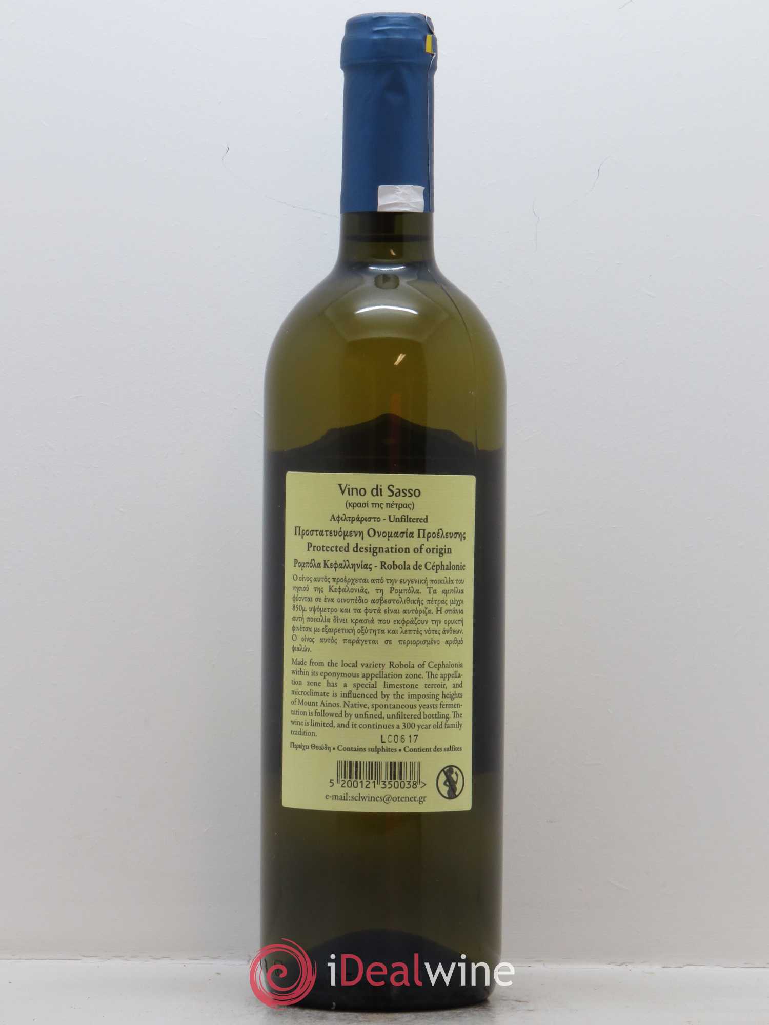 Robola de Céphalonie Sclavus Vini di Sasso 2016 - Lot de 1 bouteille - 1