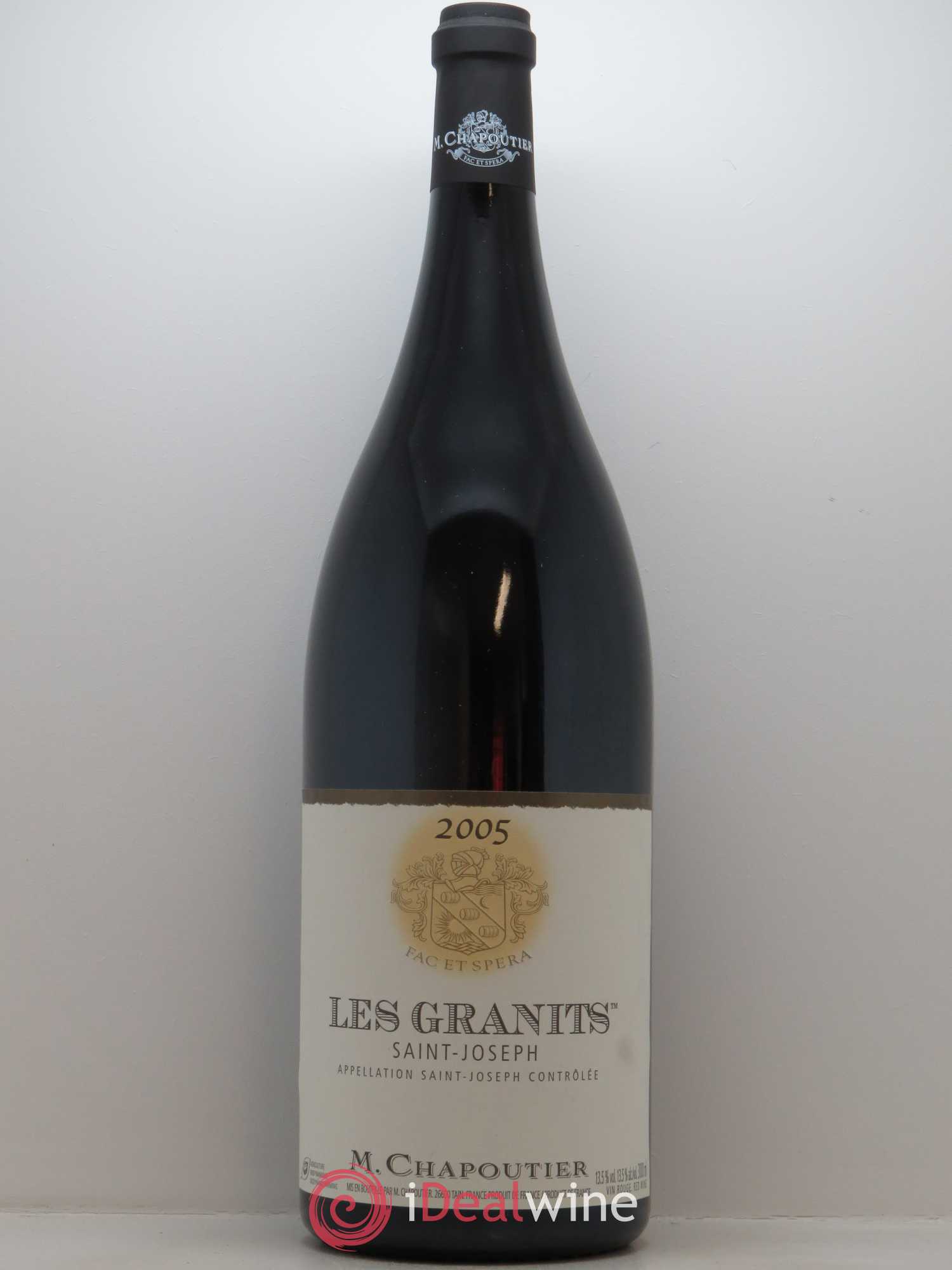 Saint-Joseph Les Granits Chapoutier 2005 - Lot de 1 double magnum - 0