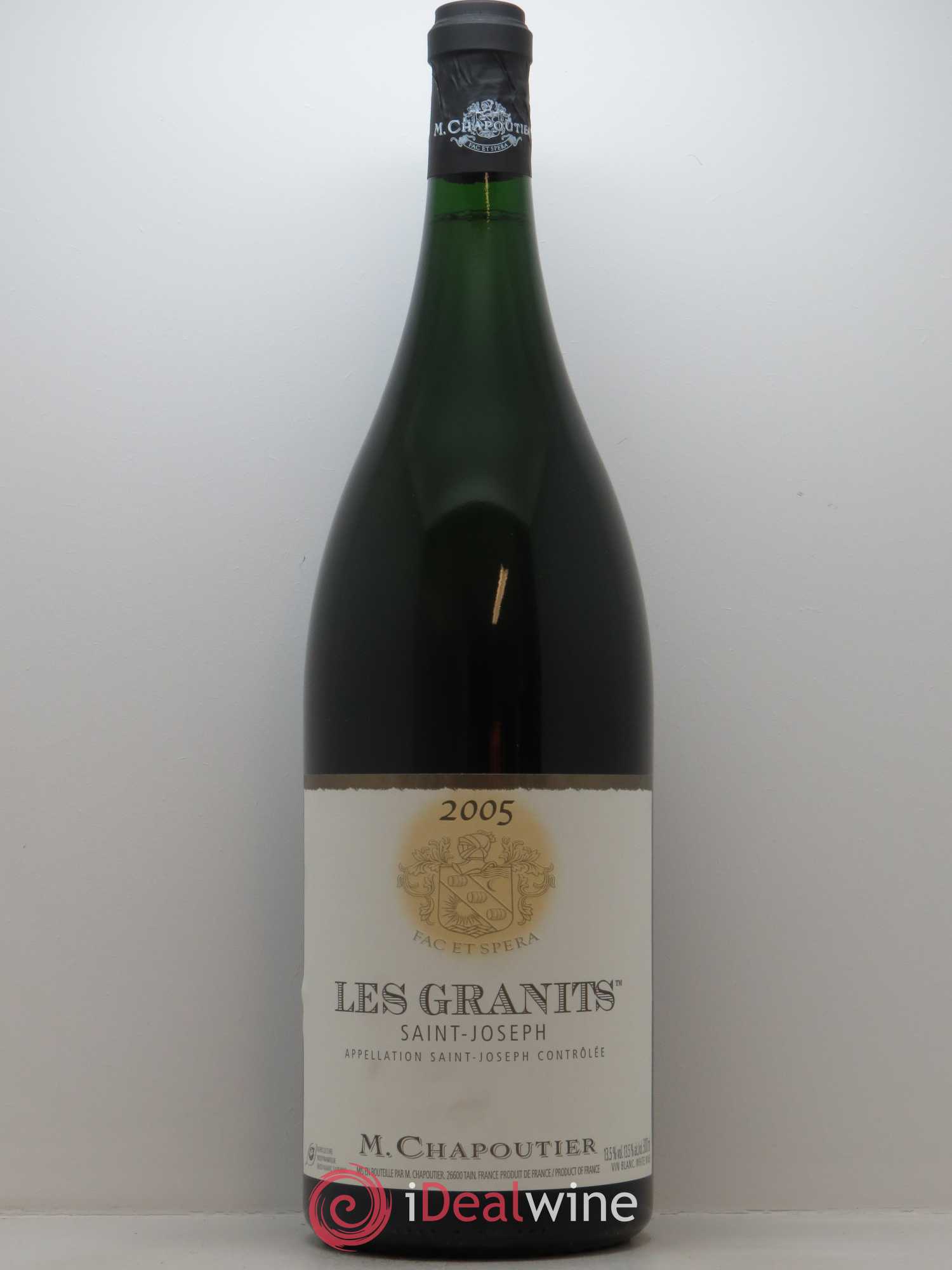 Saint-Joseph Les Granits Chapoutier 2005 - Lot de 1 double magnum - 0