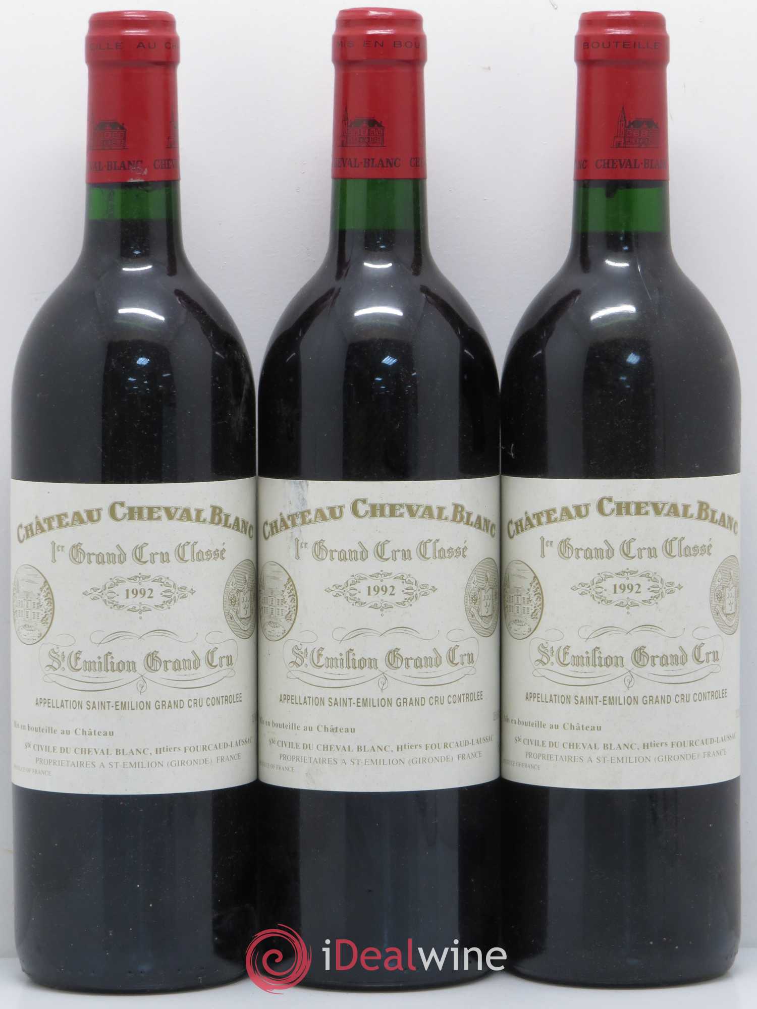 Château Cheval Blanc 1er Grand Cru Classé A 1992 - Lot de 6 bouteilles - 2