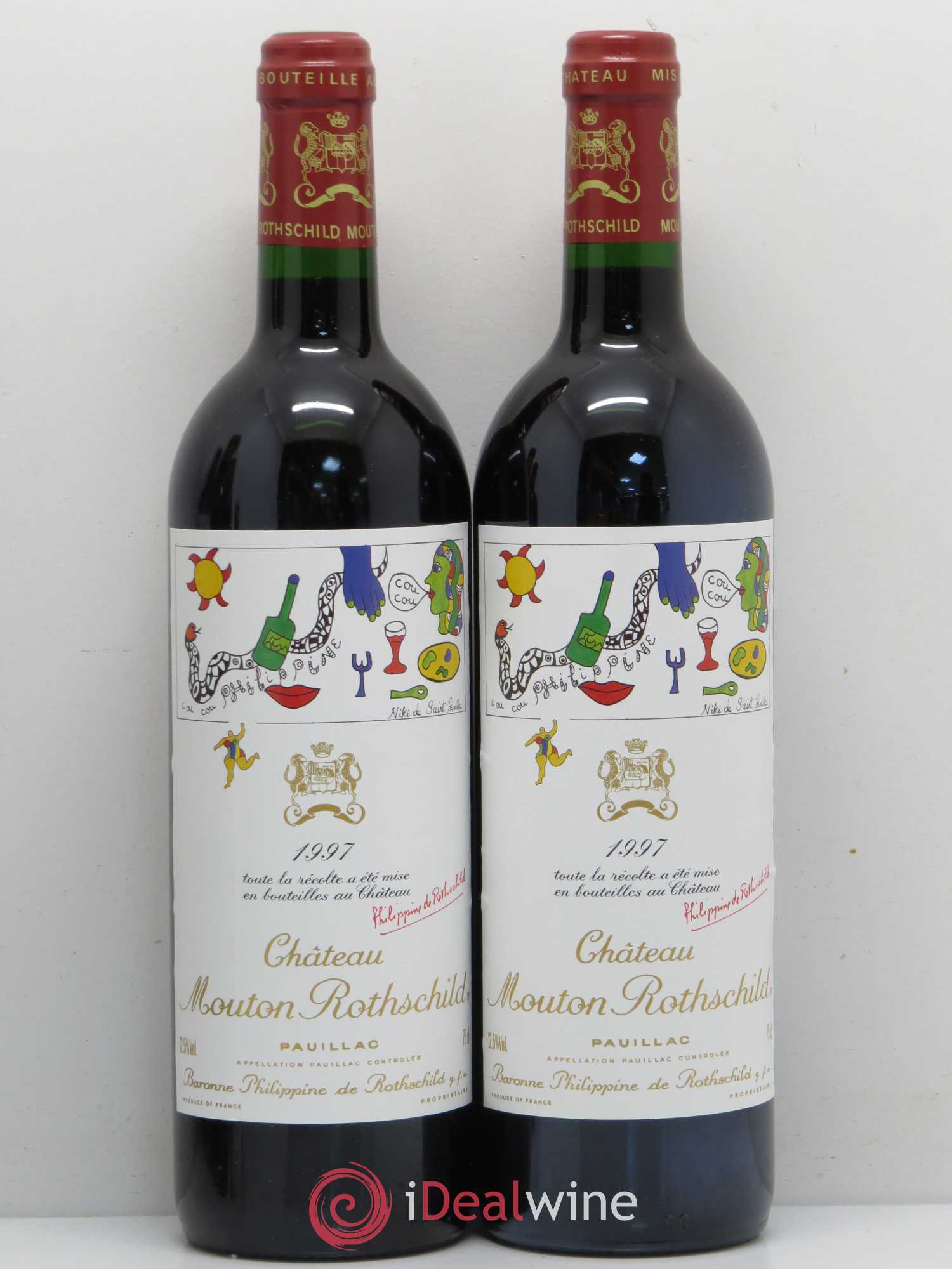 Château Mouton Rothschild 1er Grand Cru Classé 1997 - Lot de 5 bouteilles - 3