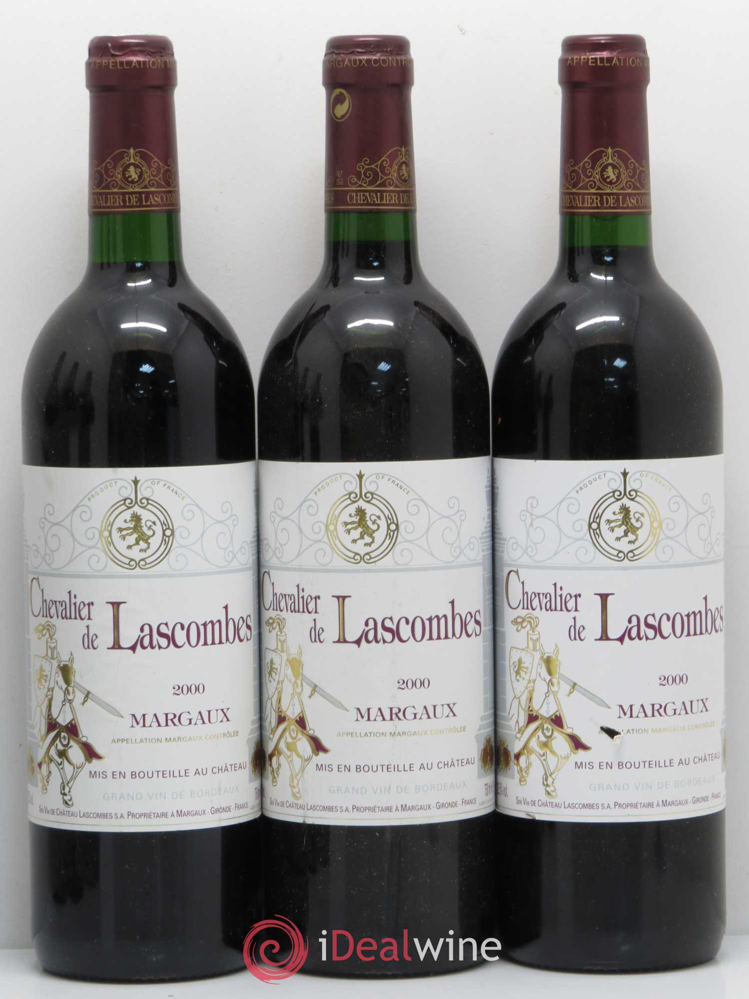 Chevalier de Lascombes Second Vin 2000 - Lot de 6 bouteilles - 1