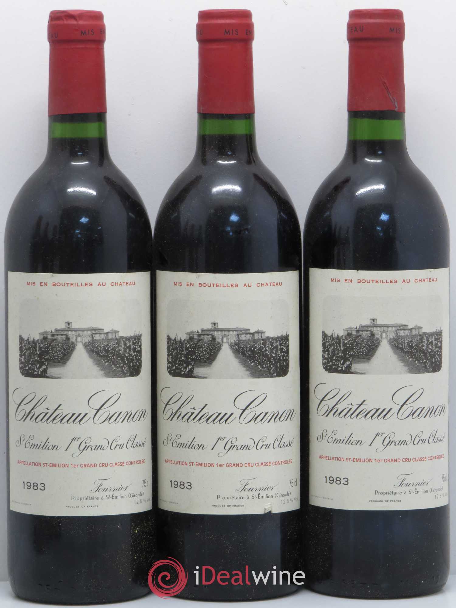 Château Canon 1er Grand Cru Classé B 1983 - Lot de 6 bouteilles - 1