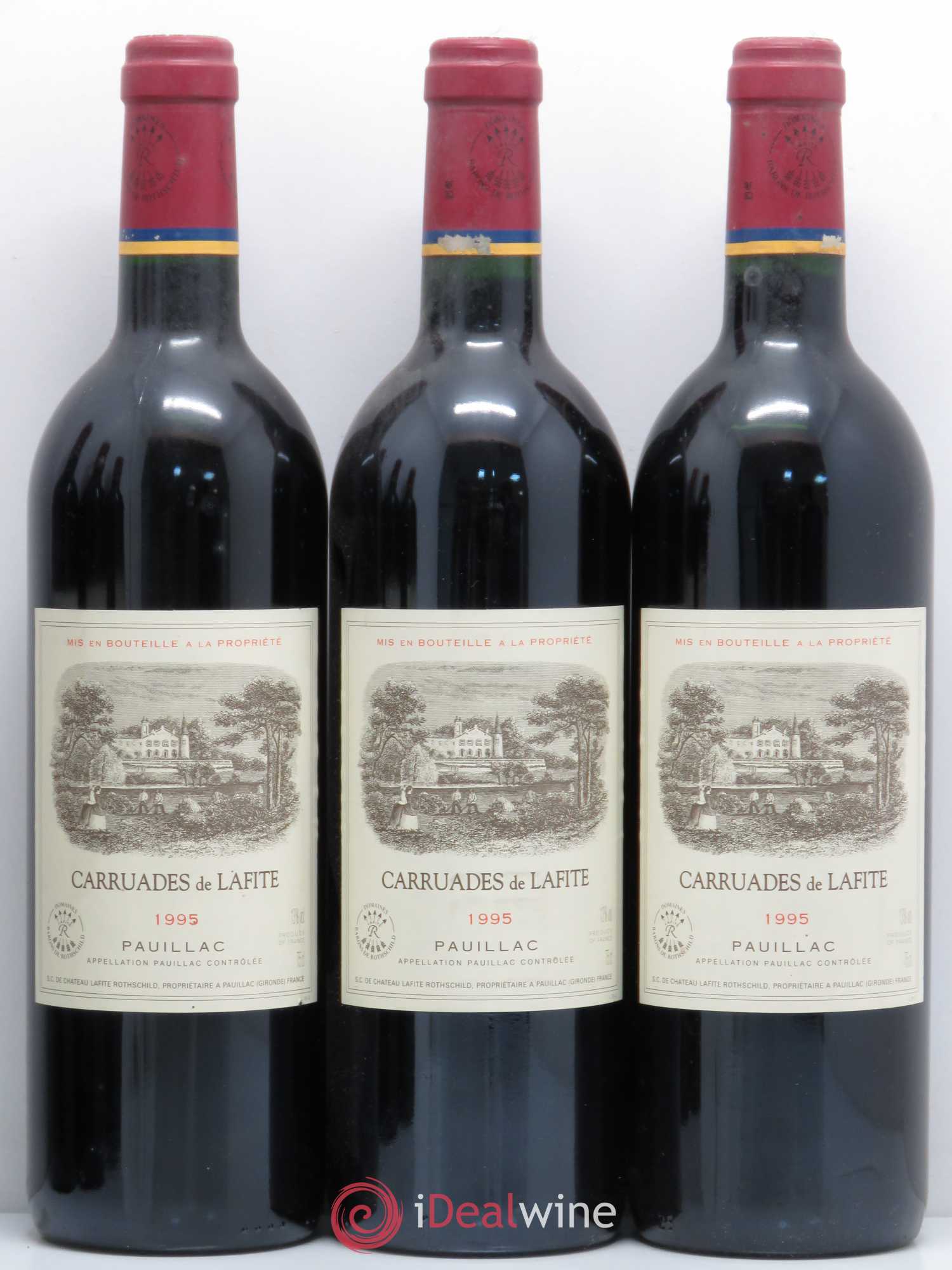 Carruades de Lafite Rothschild Second Vin 1995 - Lot de 6 bouteilles - 1