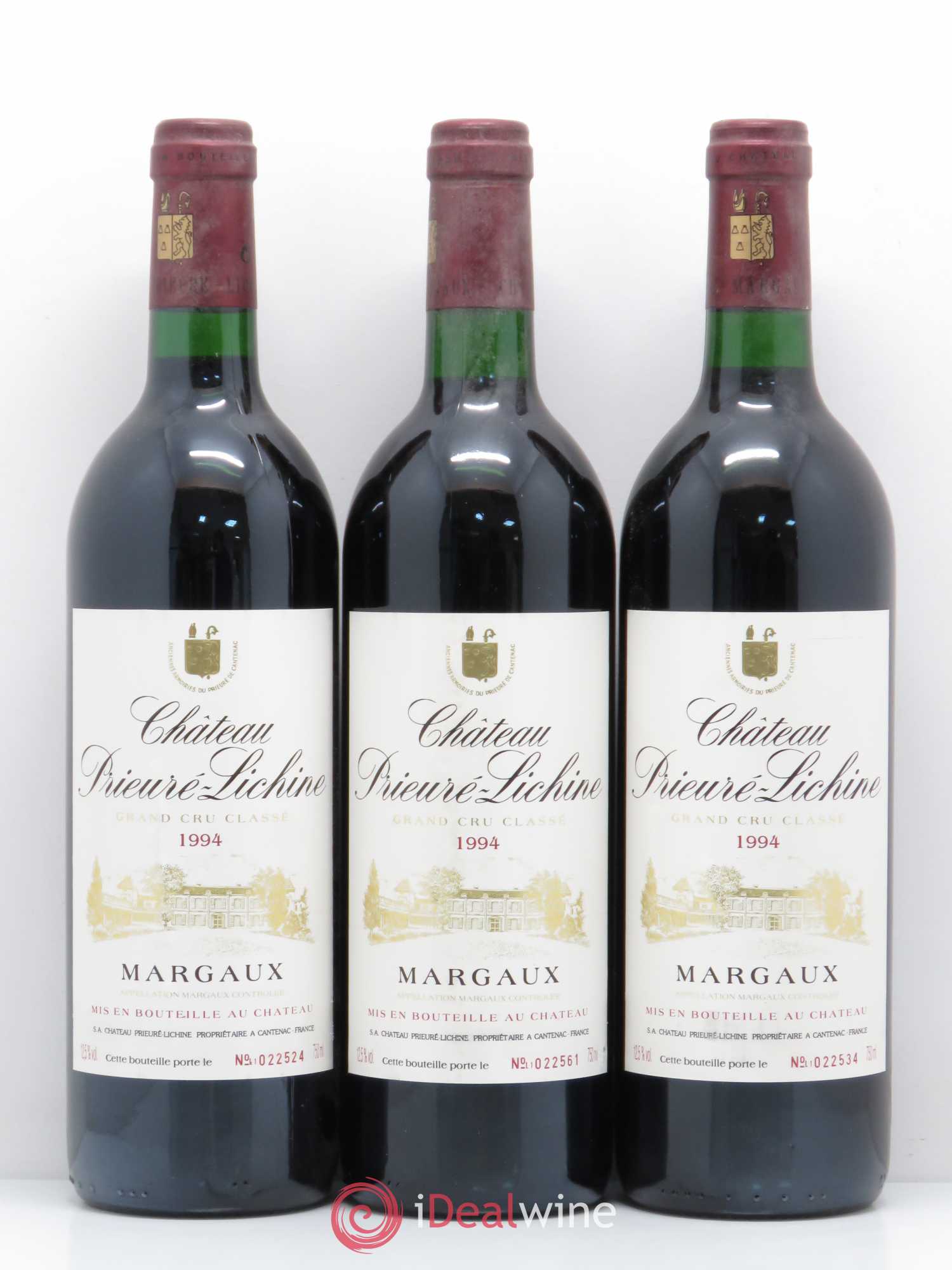 Château Prieuré Lichine 4ème Grand Cru Classé 1994 - Lot de 6 bouteilles - 2