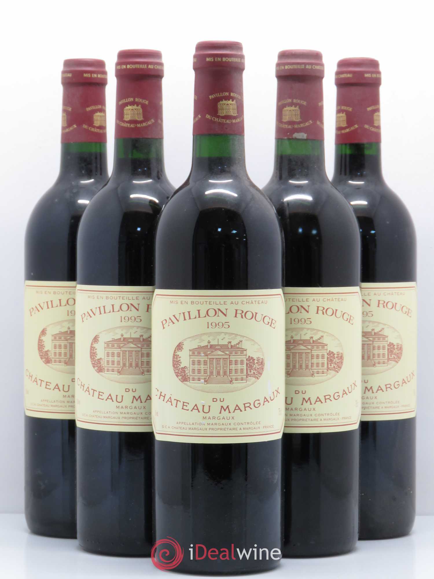 Pavillon Rouge du Château Margaux Second Vin 1995 - Lot de 5 bouteilles - 0