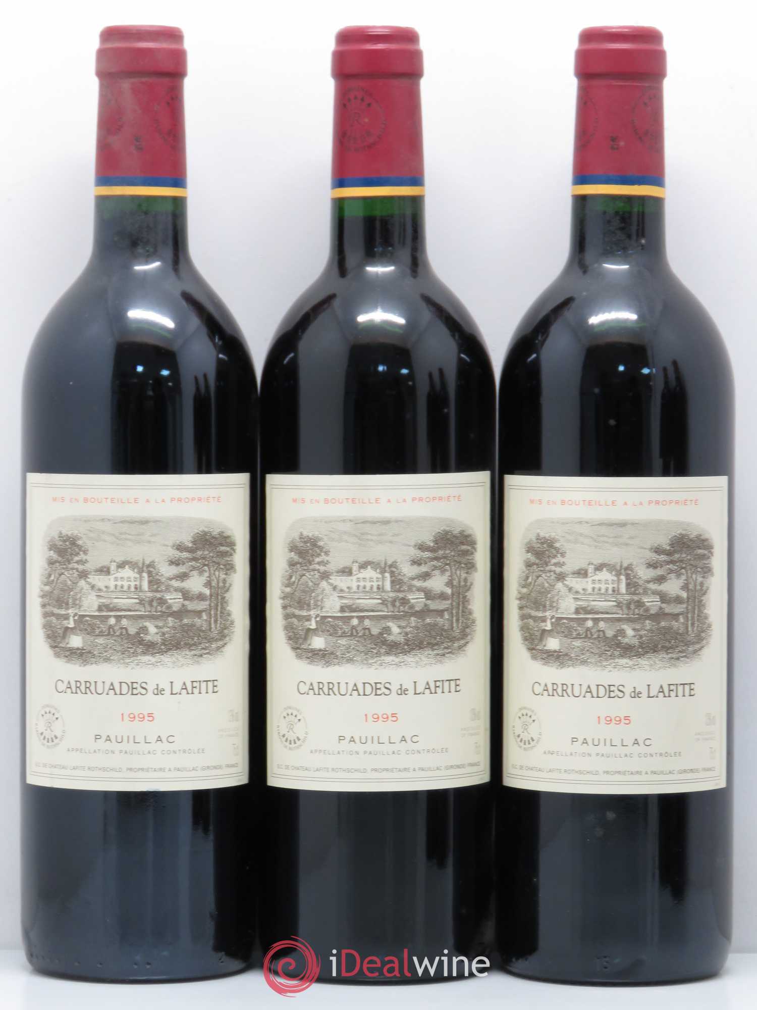 Carruades de Lafite Rothschild Second Vin 1995 - Lot de 5 bouteilles - 1