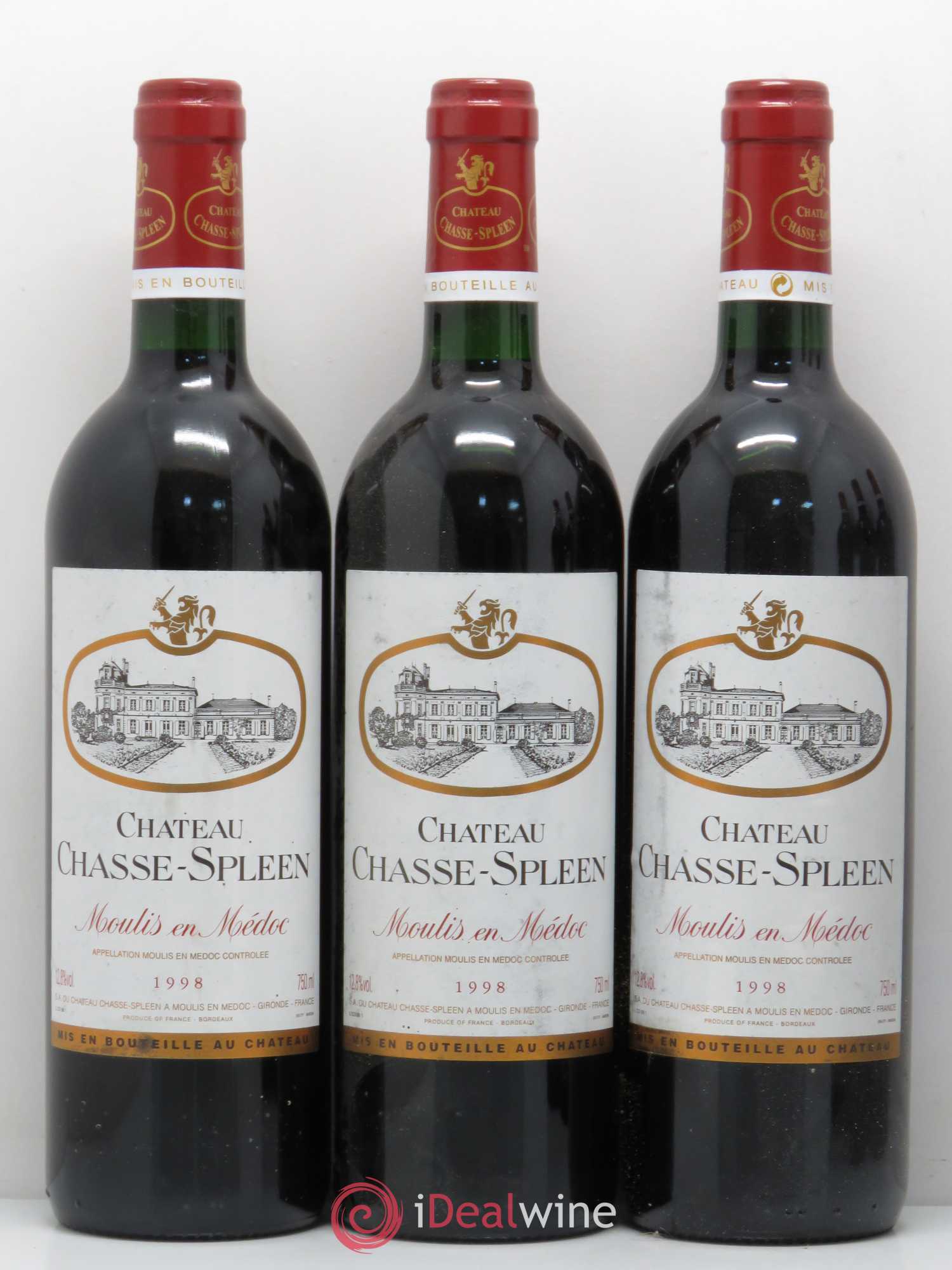 Château Chasse Spleen 1998 - Lot de 12 bouteilles - 3