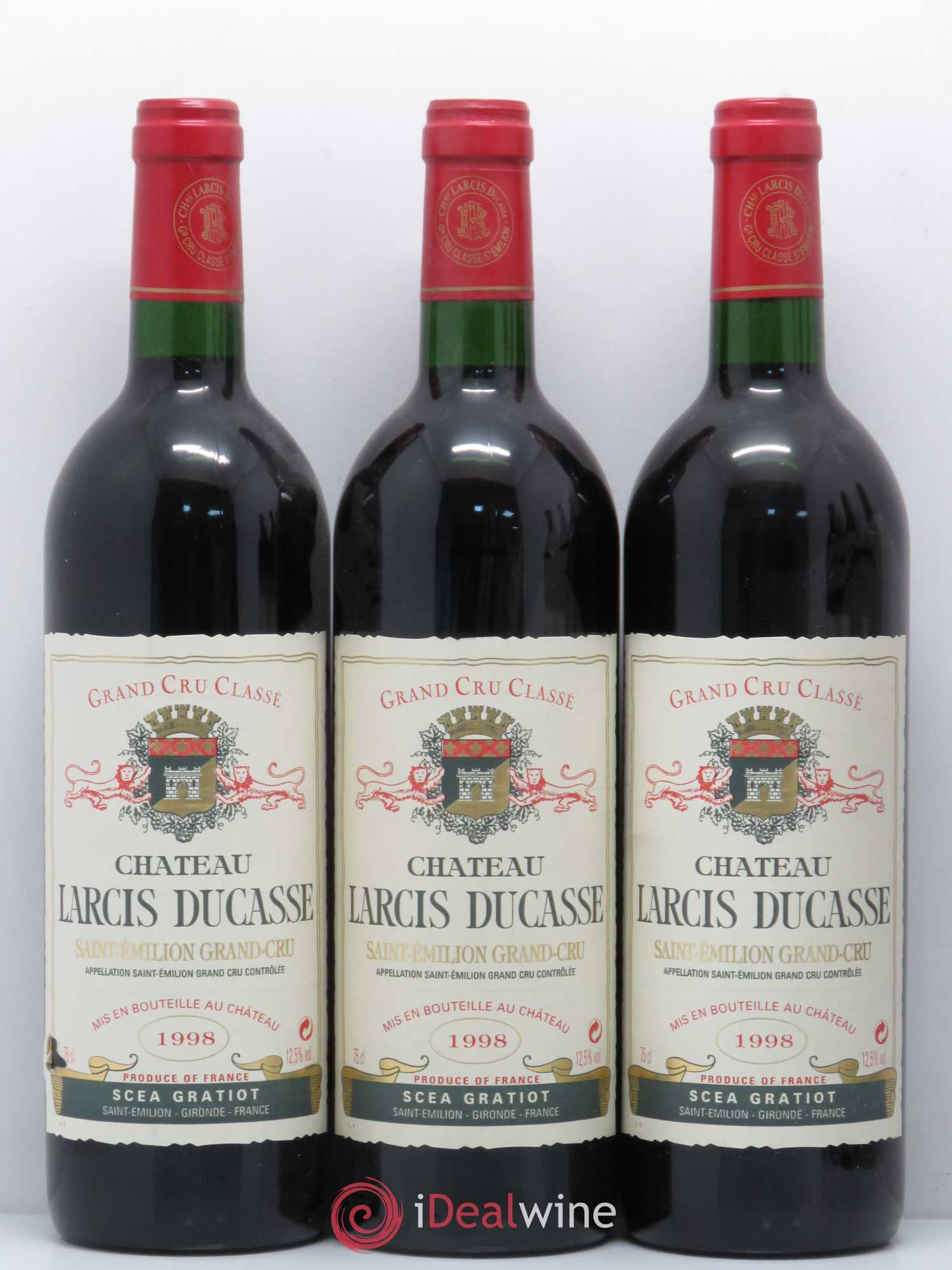 Château Larcis Ducasse 1er Grand Cru Classé B 1998 - Lot de 12 bouteilles - 3